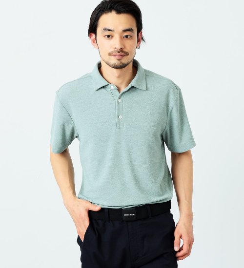 のEDWIN GOLF エドウイン ゴルフ ポロシャツ（半袖）パイル|//|グリーン