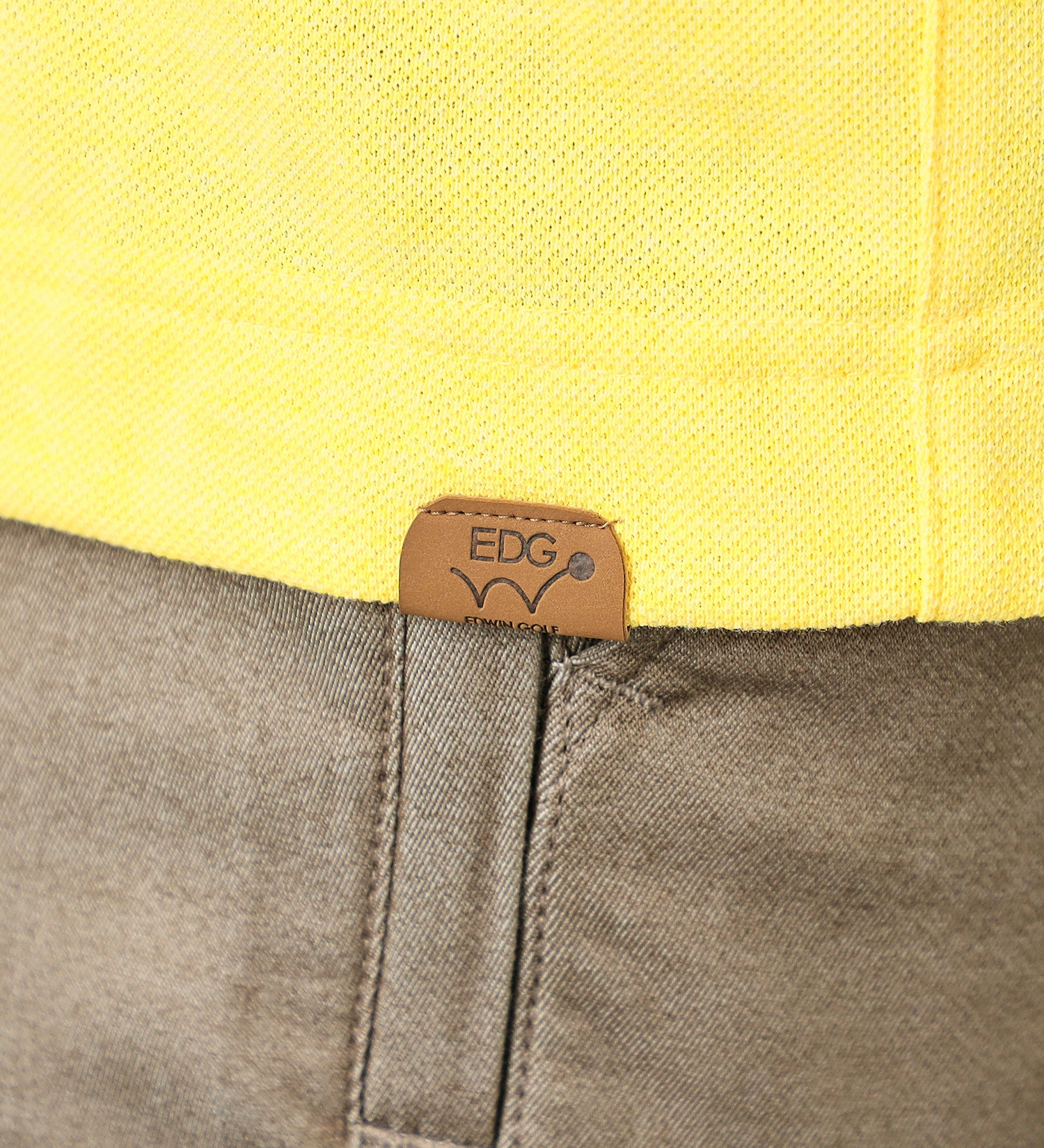 EDWIN(エドウイン)のEDWIN GOLF エドウイン ゴルフ ニットシャツ 長袖|トップス/ポロシャツ/メンズ|イエロー
