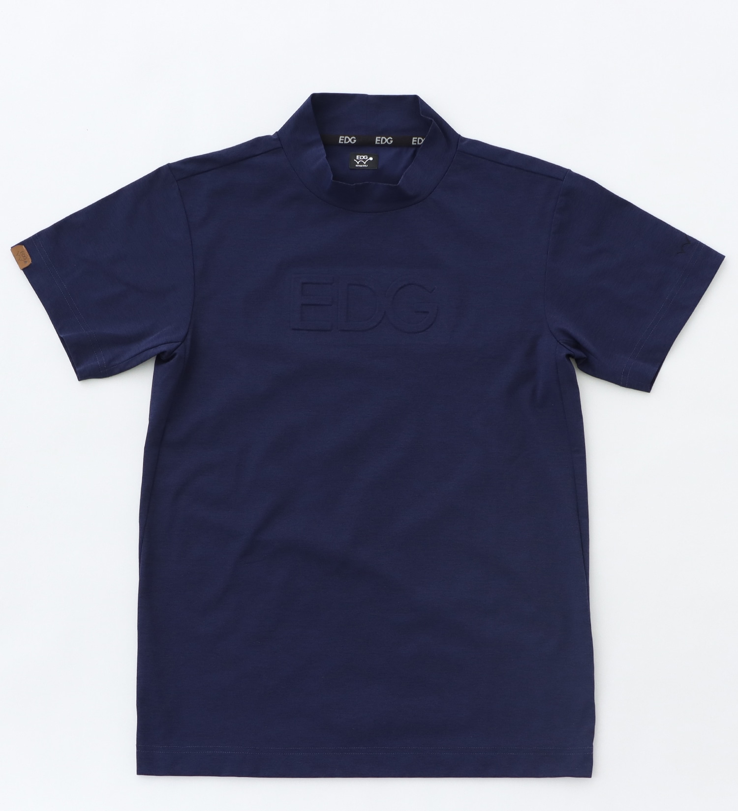最終処分SALE】EDWIN GOLF 3D エンボスモックネック Tシャツ 半袖