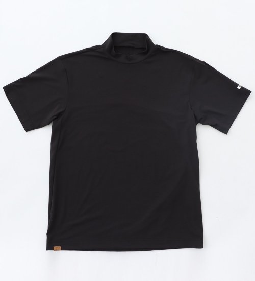 EDWIN(エドウイン)の【カート割対象】【FINAL SALE】EDWIN GOLF ラバープリント モックネックTシャツ 半袖|トップス/Tシャツ/カットソー/メンズ|ブラック