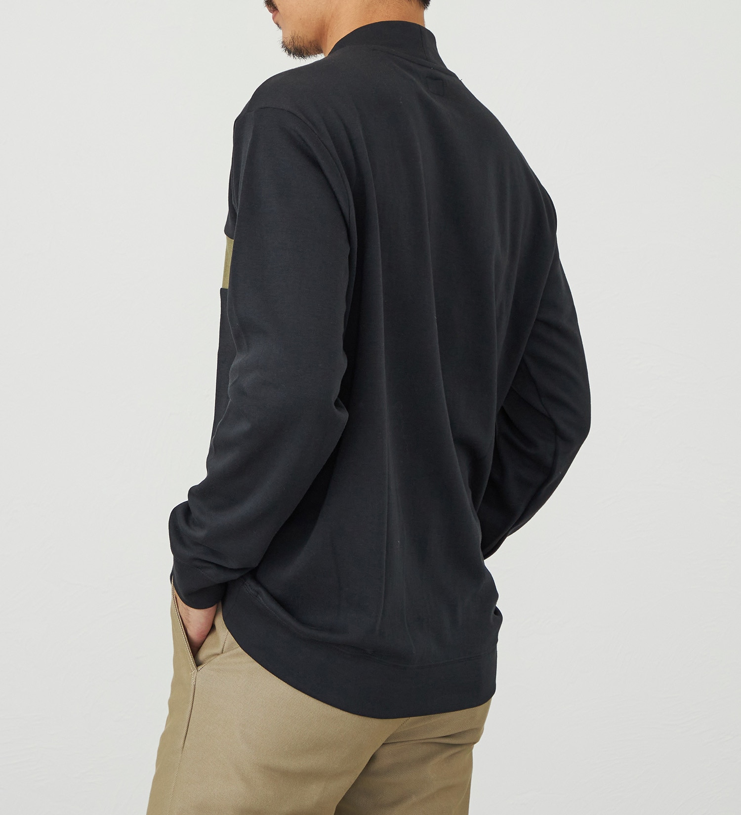 EDWIN(エドウイン)のEDWIN GOLF モックネックTシャツ|トップス/Tシャツ/カットソー/メンズ|ブラック