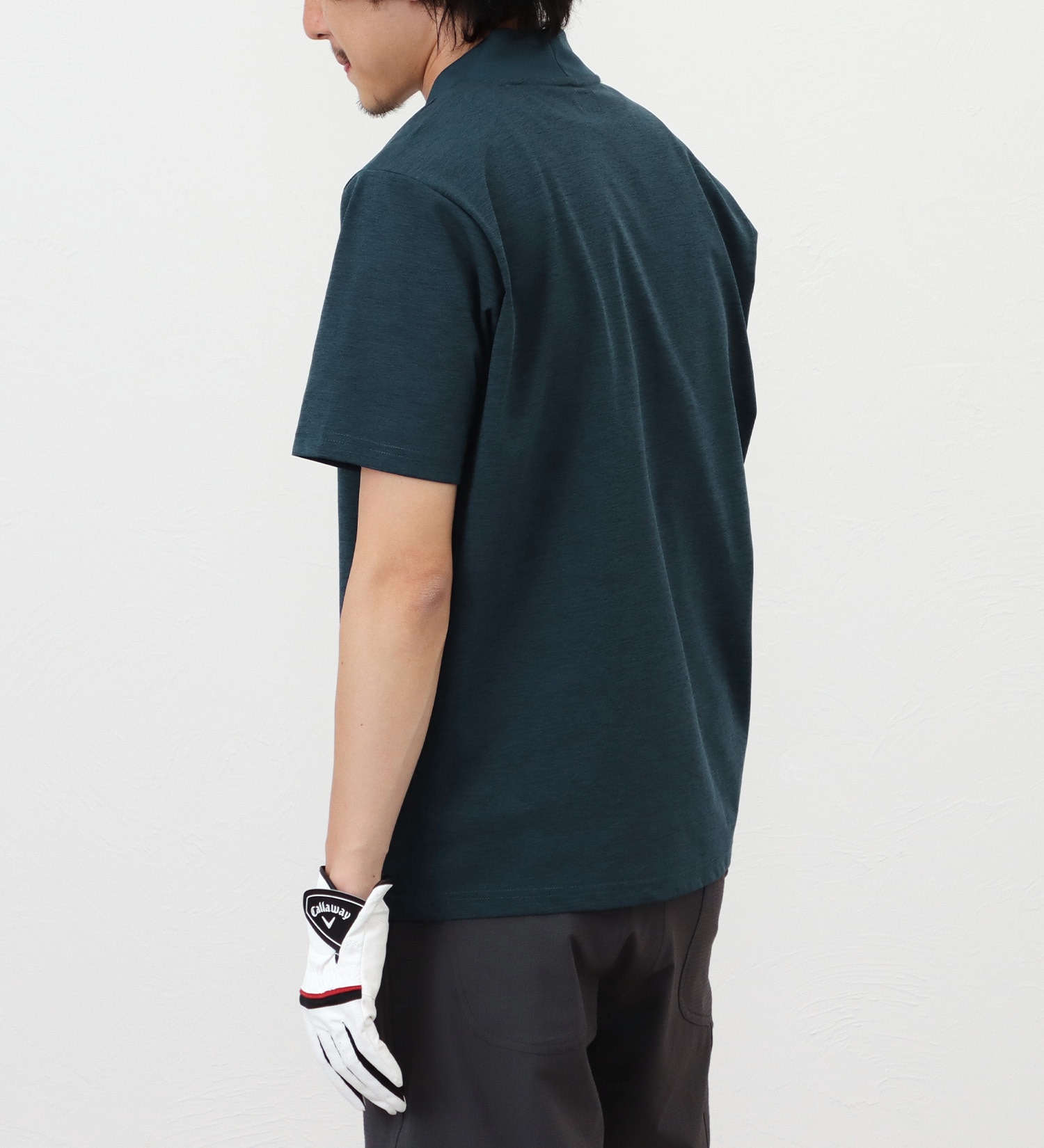 EDWIN(エドウイン)のEDWIN GOLF モックネックTシャツ【吸水速乾】|トップス/Tシャツ/カットソー/メンズ|ネイビー