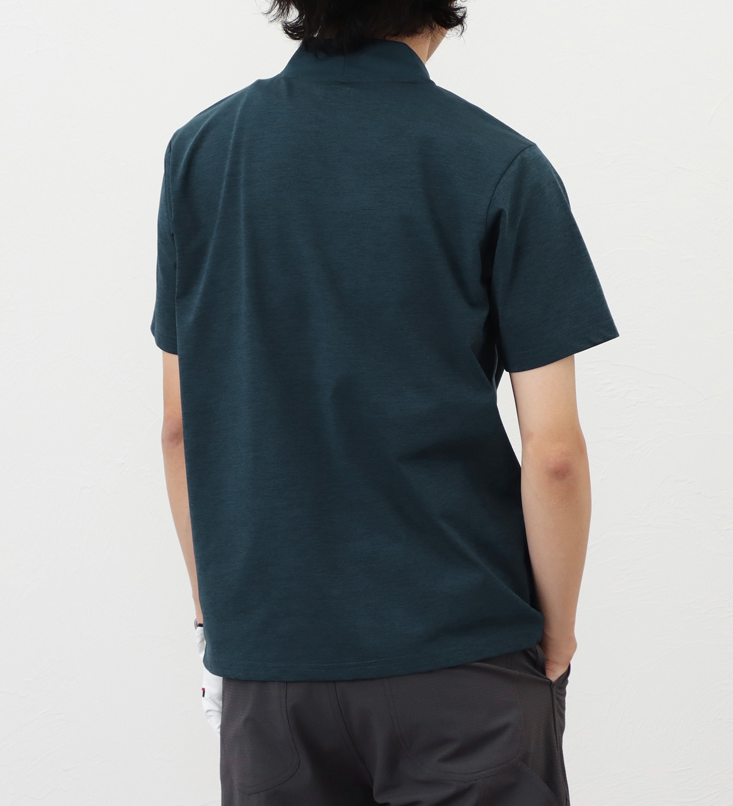 EDWIN(エドウイン)のEDWIN GOLF モックネックTシャツ【吸水速乾】|トップス/Tシャツ/カットソー/メンズ|ネイビー
