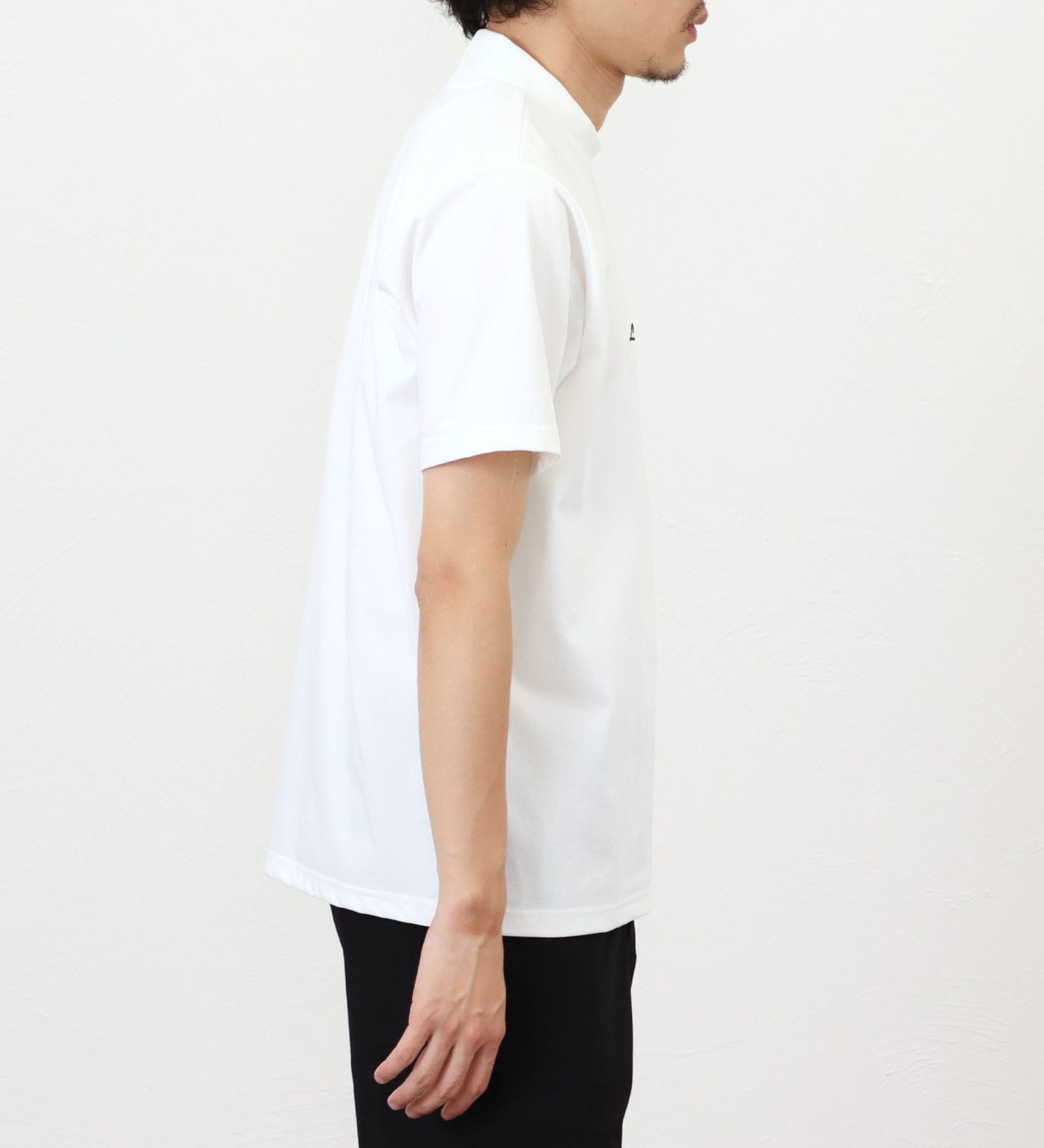 EDWIN(エドウイン)のEDWIN GOLF モックネックTシャツ【吸水速乾】|トップス/Tシャツ/カットソー/メンズ|ホワイト