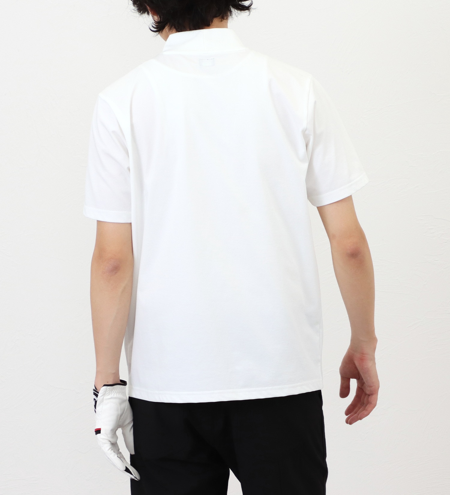 EDWIN(エドウイン)のEDWIN GOLF モックネックTシャツ【吸水速乾】|トップス/Tシャツ/カットソー/メンズ|ホワイト