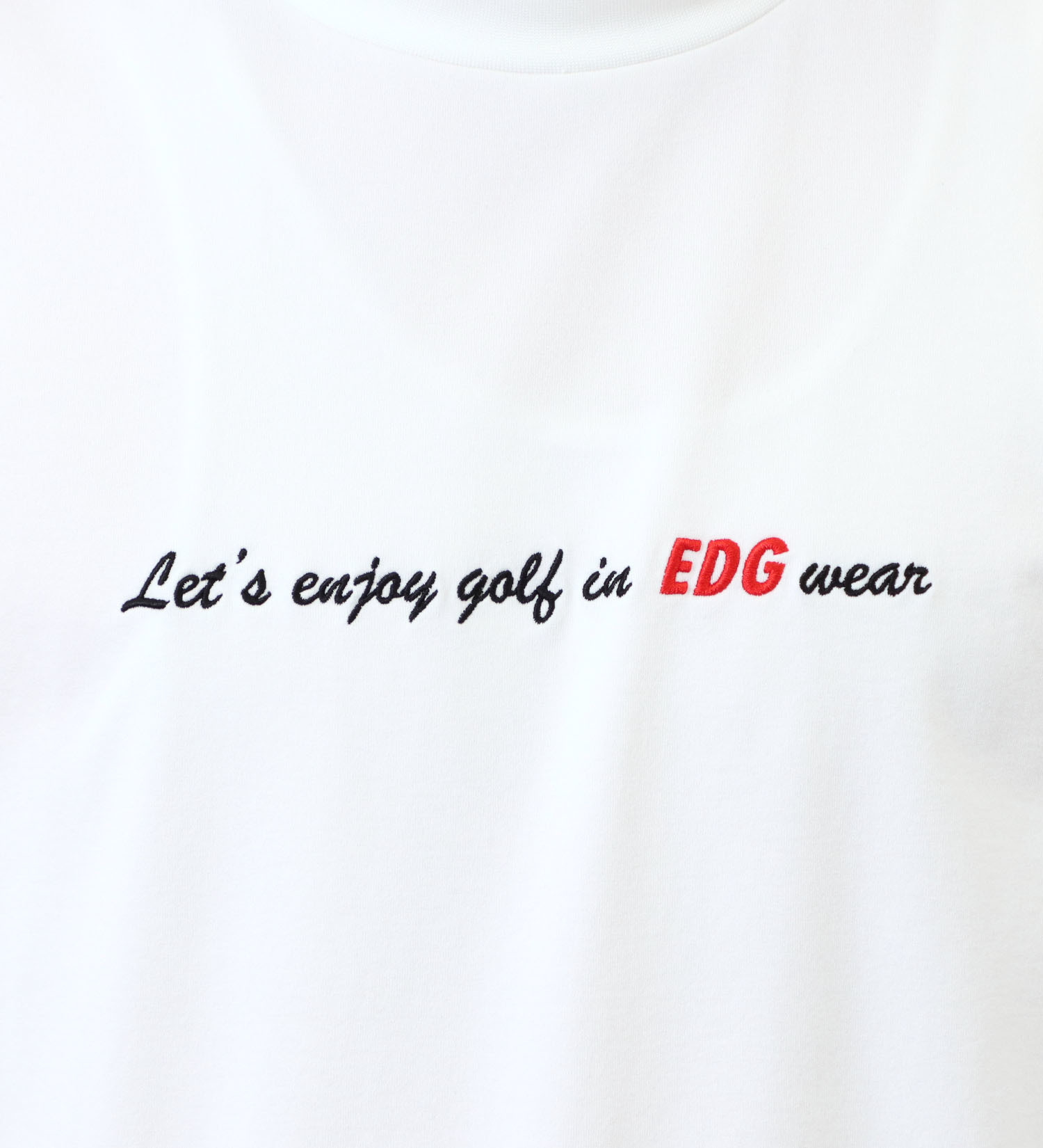EDWIN(エドウイン)のEDWIN GOLF モックネックTシャツ【吸水速乾】|トップス/Tシャツ/カットソー/メンズ|ホワイト