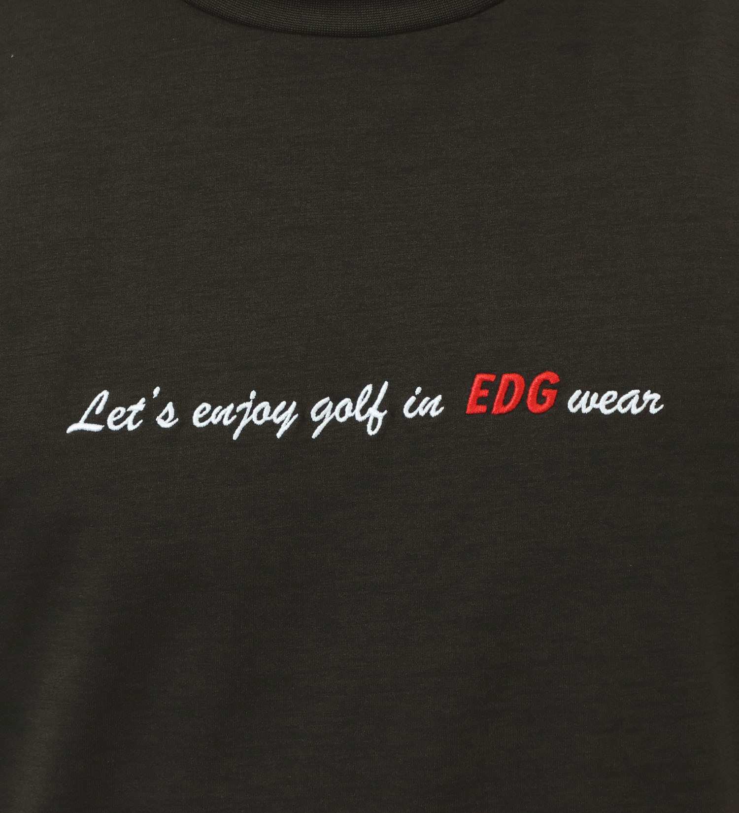EDWIN(エドウイン)のEDWIN GOLF モックネックTシャツ【吸水速乾】|トップス/Tシャツ/カットソー/メンズ|チャコールグレー