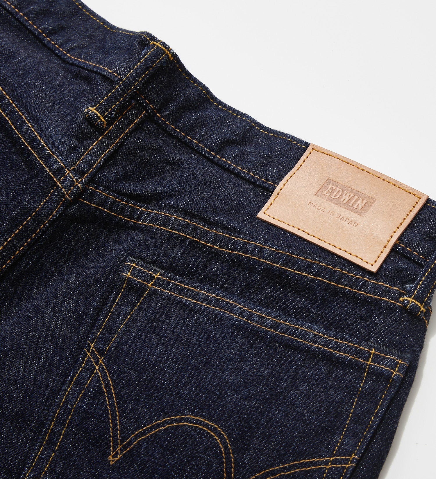 EDWIN(エドウイン)の【コンセプトショップ限定】REGULAR STRAIGHT KIBATA ボタンフライ 【レングス81.5cm】|パンツ/デニムパンツ/メンズ|インディゴブルー