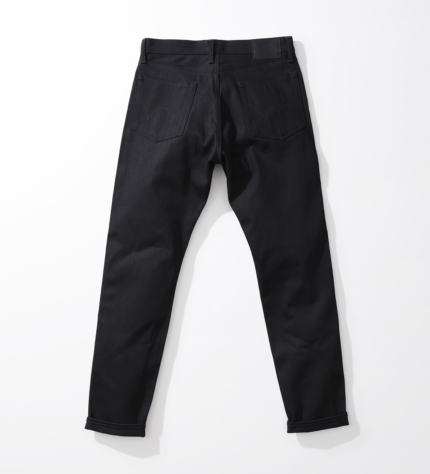 EDWIN(エドウイン)の【コンセプトショップ限定】REGULER TAPERED ボタンフライ 【レングス71.5cm】|パンツ/デニムパンツ/メンズ|ブラックデニム未洗い