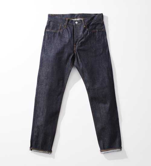の【おまとめ割対象】【試着対象】【コンセプトショップ限定】REGULER TAPERED ボタンフライ 【レングス82cm】|//|インディゴ未洗い
