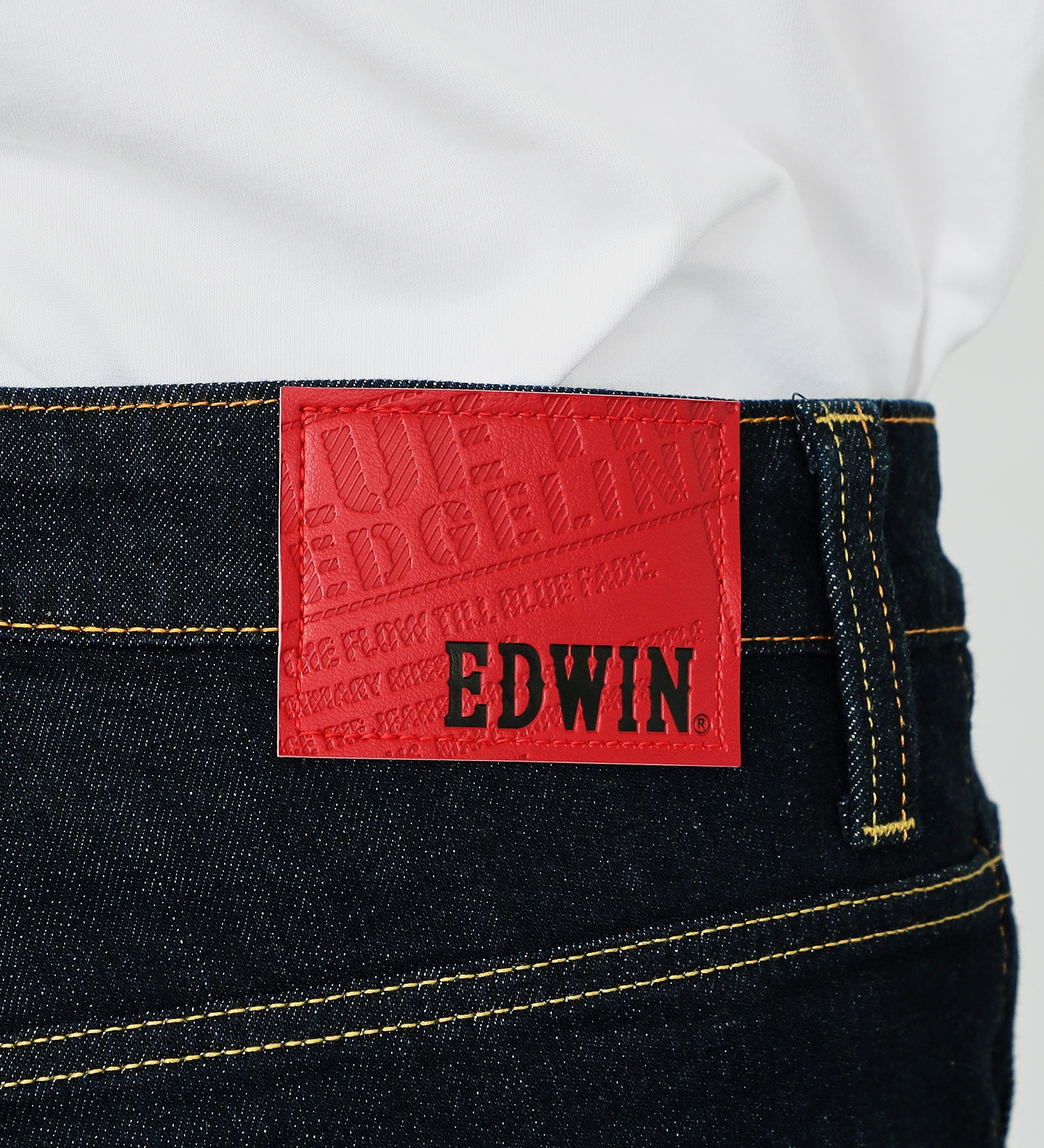 EDWIN(エドウイン)のEDGE LINE スリムテーパードデニムジーンズ【アウトレット店舗・WEB限定】|パンツ/デニムパンツ/メンズ|インディゴブルー