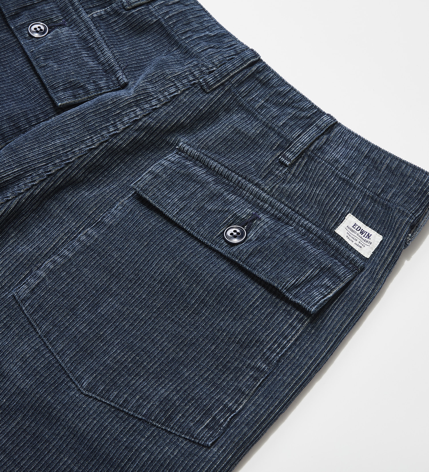 EDWIN(エドウイン)の【コンセプトショップ限定】INDIGO GARMENTS FATIGUE PANTS|パンツ/カーゴパンツ/メンズ|ネイビー2