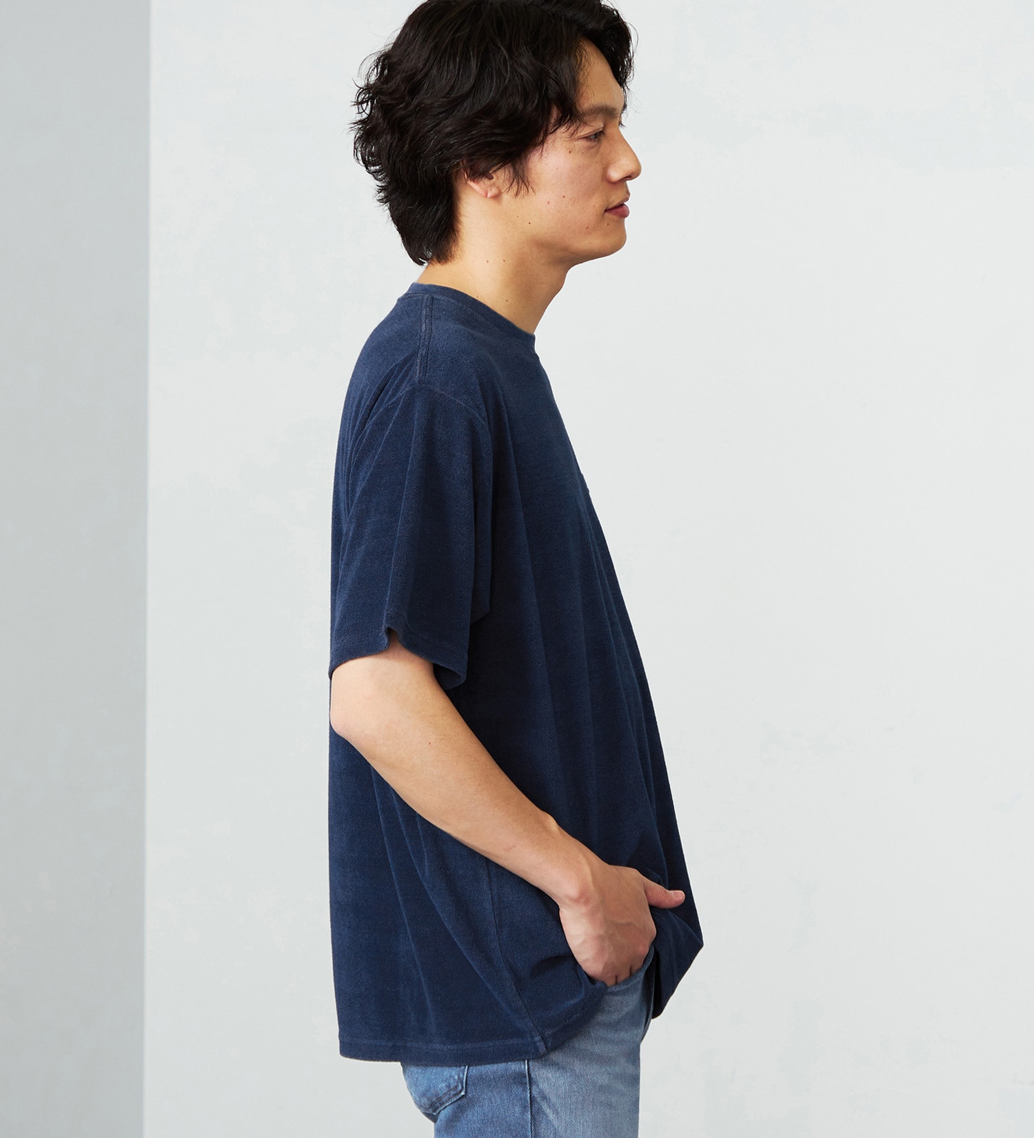 EDWIN(エドウイン)のインディゴポケット半袖Tシャツ|トップス/Tシャツ/カットソー/メンズ|濃色ブルー