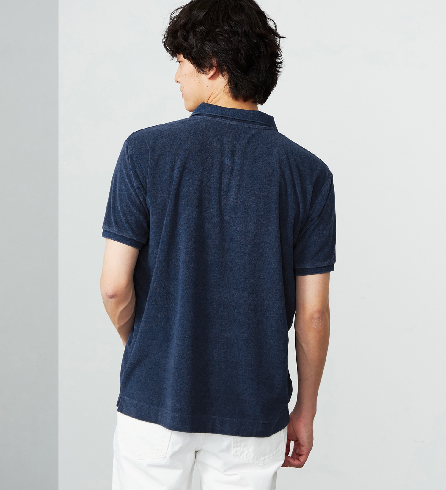 EDWIN(エドウイン)のインディゴポロシャツ半袖Tシャツ|トップス/ポロシャツ/メンズ|中色ブルー