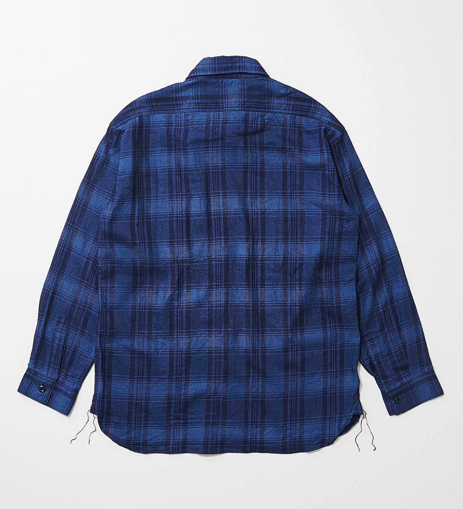 EDWIN(エドウイン)の【コンセプトショップ限定】INDIGO GARMENTS CHECK FLANNEL SHIRTS|トップス/シャツ/ブラウス/メンズ|ブルー系その他