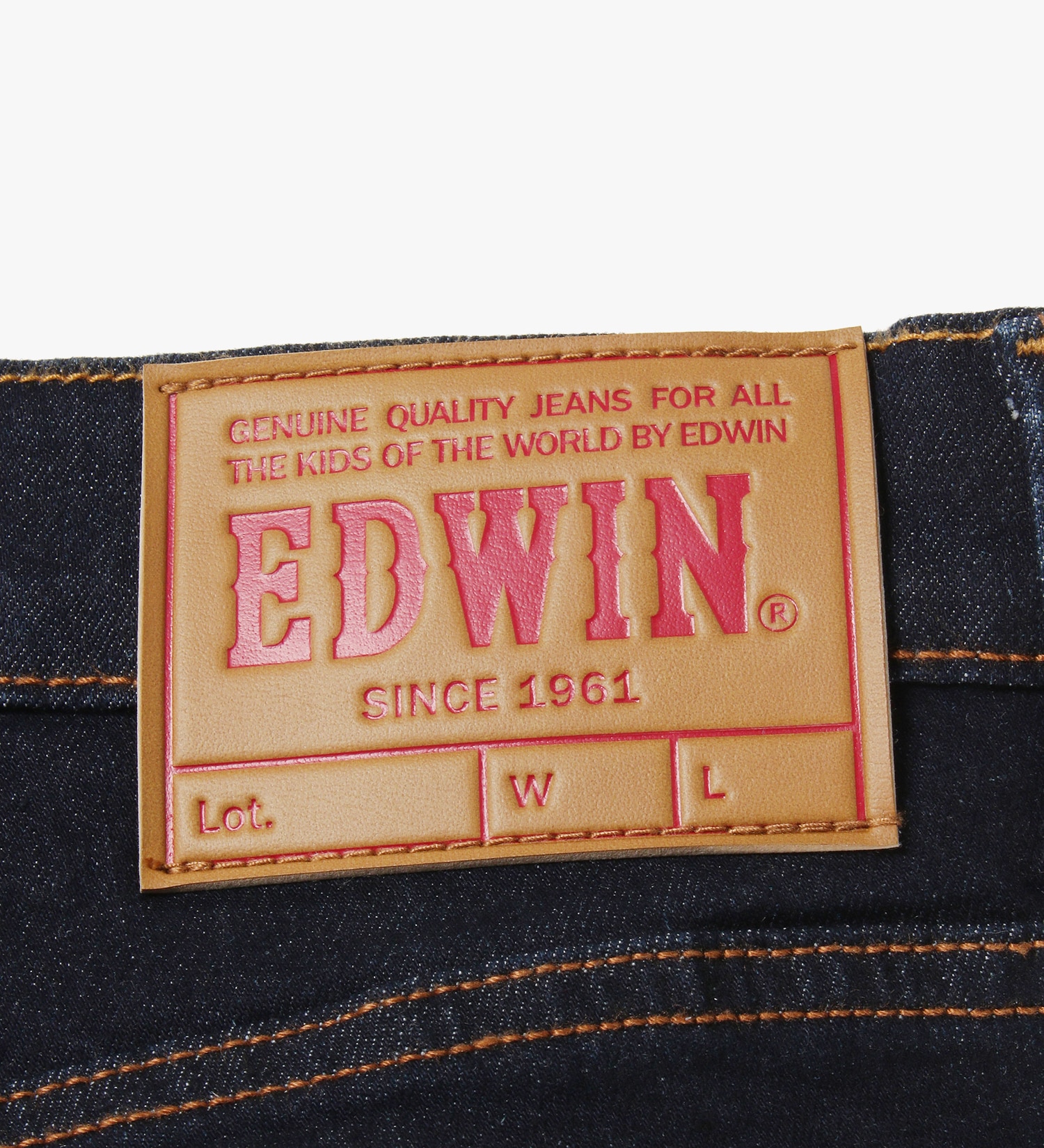 EDWIN(エドウイン)のキッズ ベーシックストレートパンツ 【130-160cm】|パンツ/デニムパンツ/キッズ|インディゴブルー