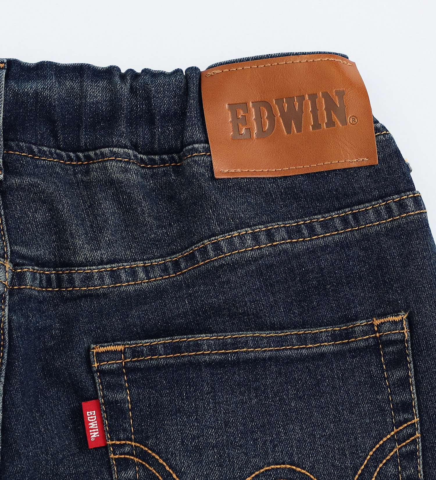 EDWIN(エドウイン)の【試着対象】キッズ ジュニアサイズ ベーシックショーツ【170cm】|パンツ/デニムパンツ/キッズ|濃色ブルー