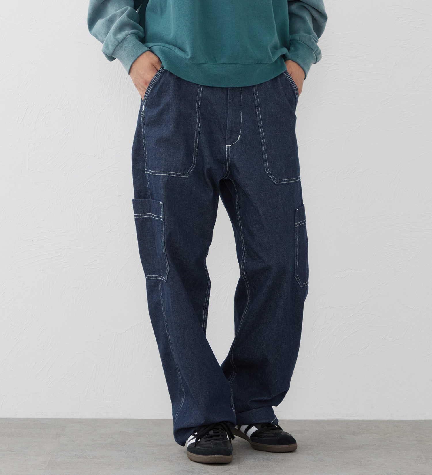 EDWIN(エドウイン)のEDWIN WORKWEAR シンチバックパンツ|パンツ/デニム / ジーンズパンツ/メンズ|インディゴブルー