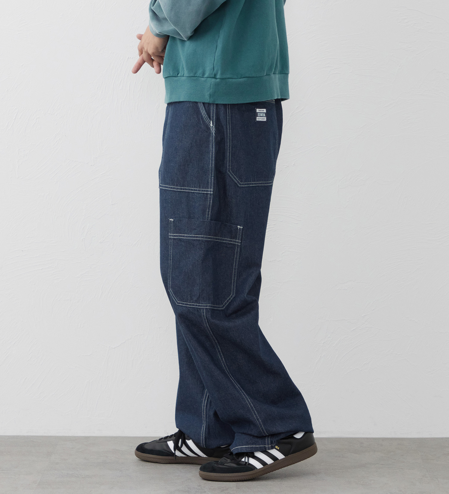 EDWIN(エドウイン)のEDWIN WORKWEAR シンチバックパンツ|パンツ/デニム / ジーンズパンツ/メンズ|インディゴブルー