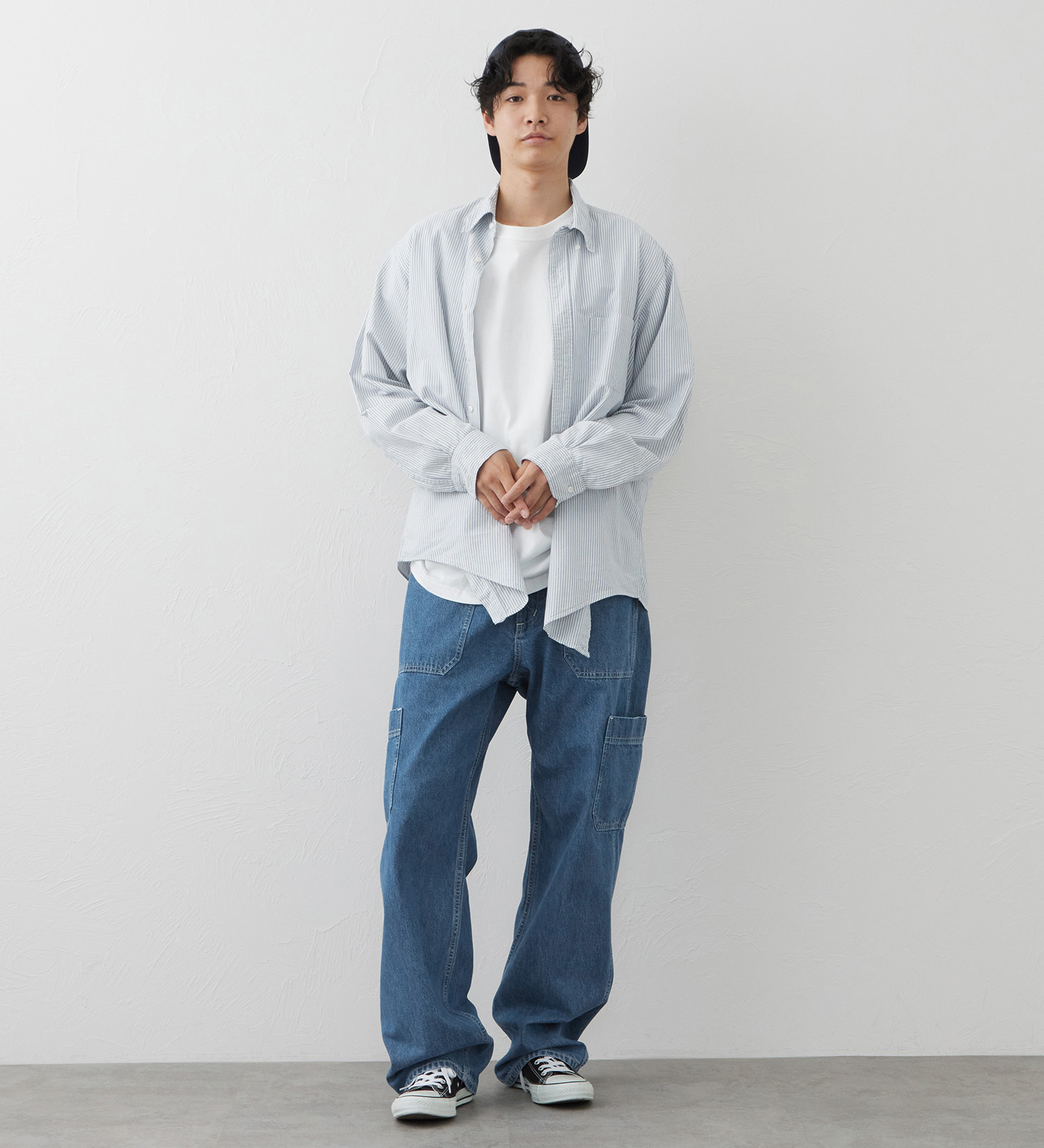 EDWIN(エドウイン)のEDWIN WORKWEAR シンチバックパンツ|パンツ/デニム / ジーンズパンツ/メンズ|淡色ブルー