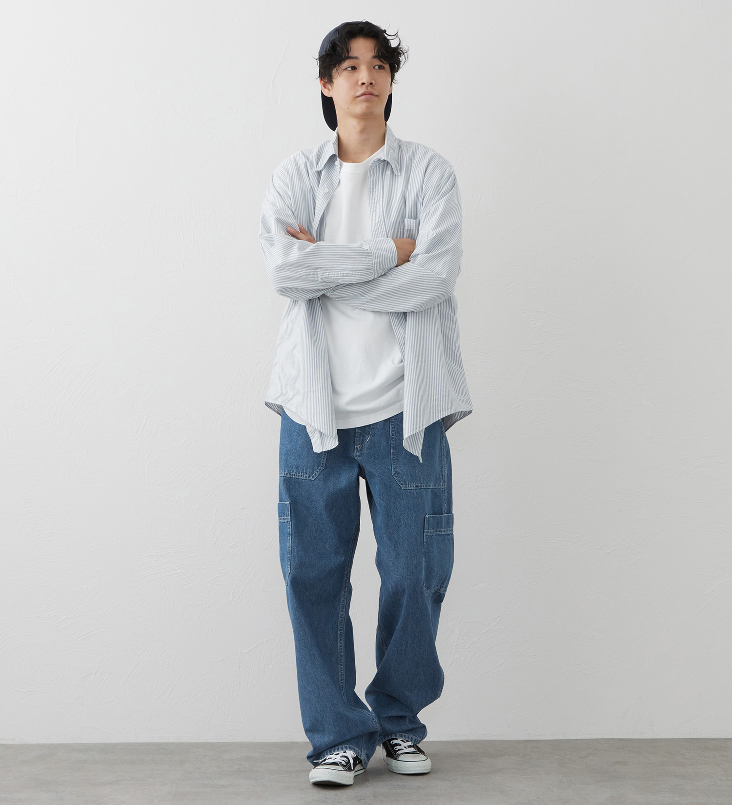 EDWIN(エドウイン)のEDWIN WORKWEAR シンチバックパンツ|パンツ/デニム / ジーンズパンツ/メンズ|淡色ブルー