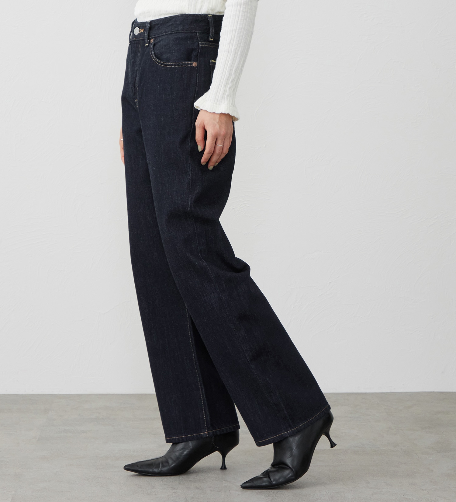 EDWIN(エドウイン)の【試着対象】ルーズストレート デニムパンツ ジーンズ|パンツ/デニム / ジーンズパンツ/レディース|インディゴブルー