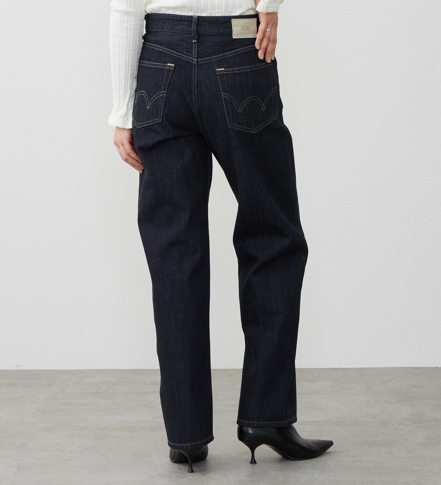 EDWIN(エドウイン)の【試着対象】ルーズストレート デニムパンツ ジーンズ|パンツ/デニム / ジーンズパンツ/レディース|インディゴブルー