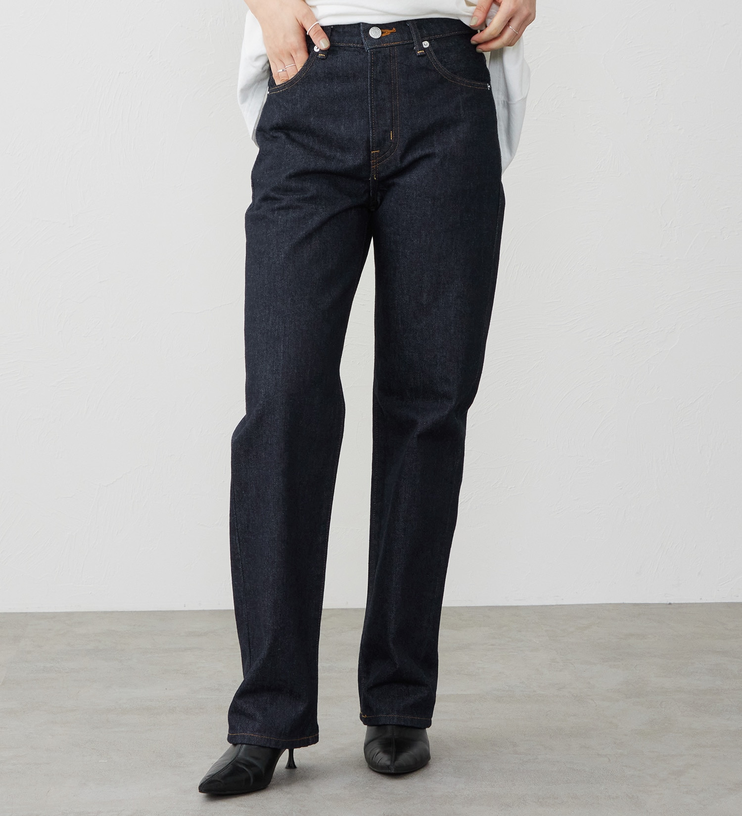 EDWIN(エドウイン)の【試着対象】503 ストレート デニムパンツ ジーンズ|パンツ/デニム / ジーンズパンツ/レディース|インディゴブルー