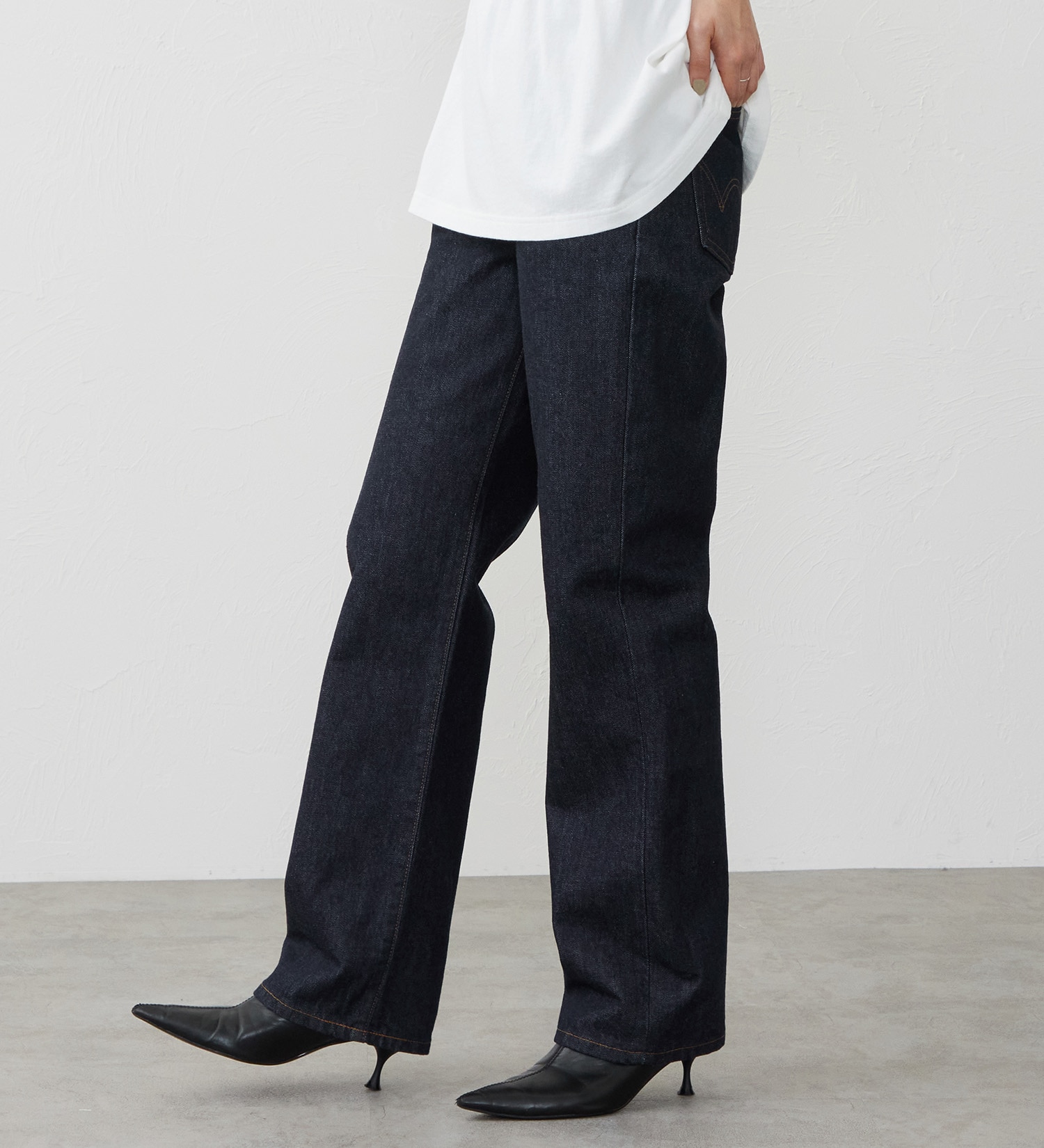 EDWIN(エドウイン)の【試着対象】503 ストレート デニムパンツ ジーンズ|パンツ/デニム / ジーンズパンツ/レディース|インディゴブルー