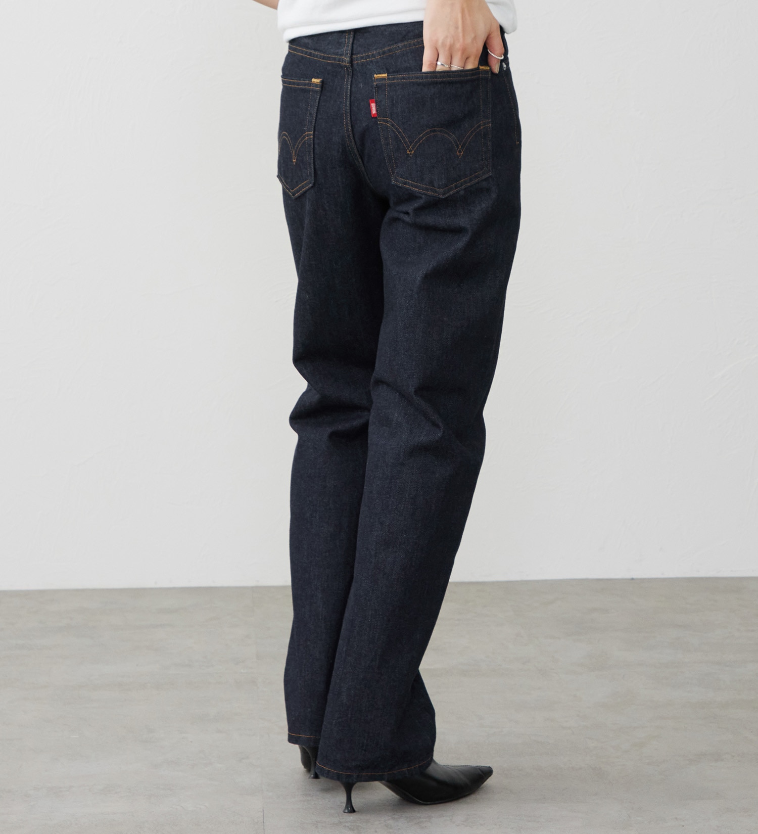 EDWIN(エドウイン)の【試着対象】503 ストレート デニムパンツ ジーンズ|パンツ/デニム / ジーンズパンツ/レディース|インディゴブルー