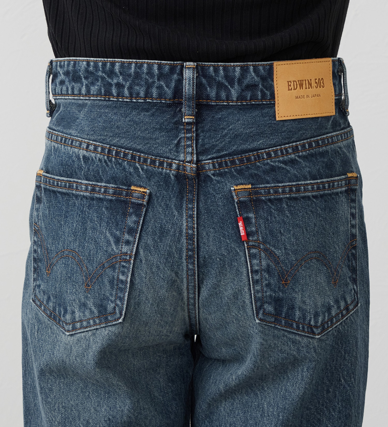 EDWIN(エドウイン)の【試着対象】503 ストレート デニムパンツ ジーンズ|パンツ/デニム / ジーンズパンツ/レディース|濃色ブルー