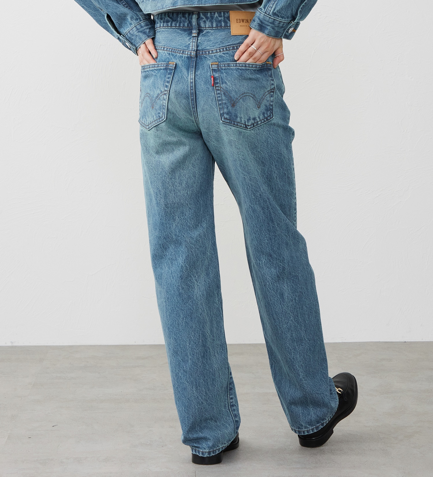 EDWIN(エドウイン)の【試着対象】503 ストレート デニムパンツ ジーンズ|パンツ/デニム / ジーンズパンツ/レディース|淡色ブルー