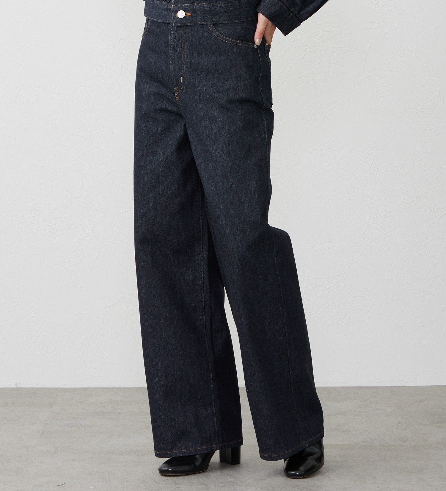 EDWIN(エドウイン)の【試着対象】503 ワイド デニムパンツ ジーンズ|パンツ/デニム / ジーンズパンツ/レディース|インディゴブルー