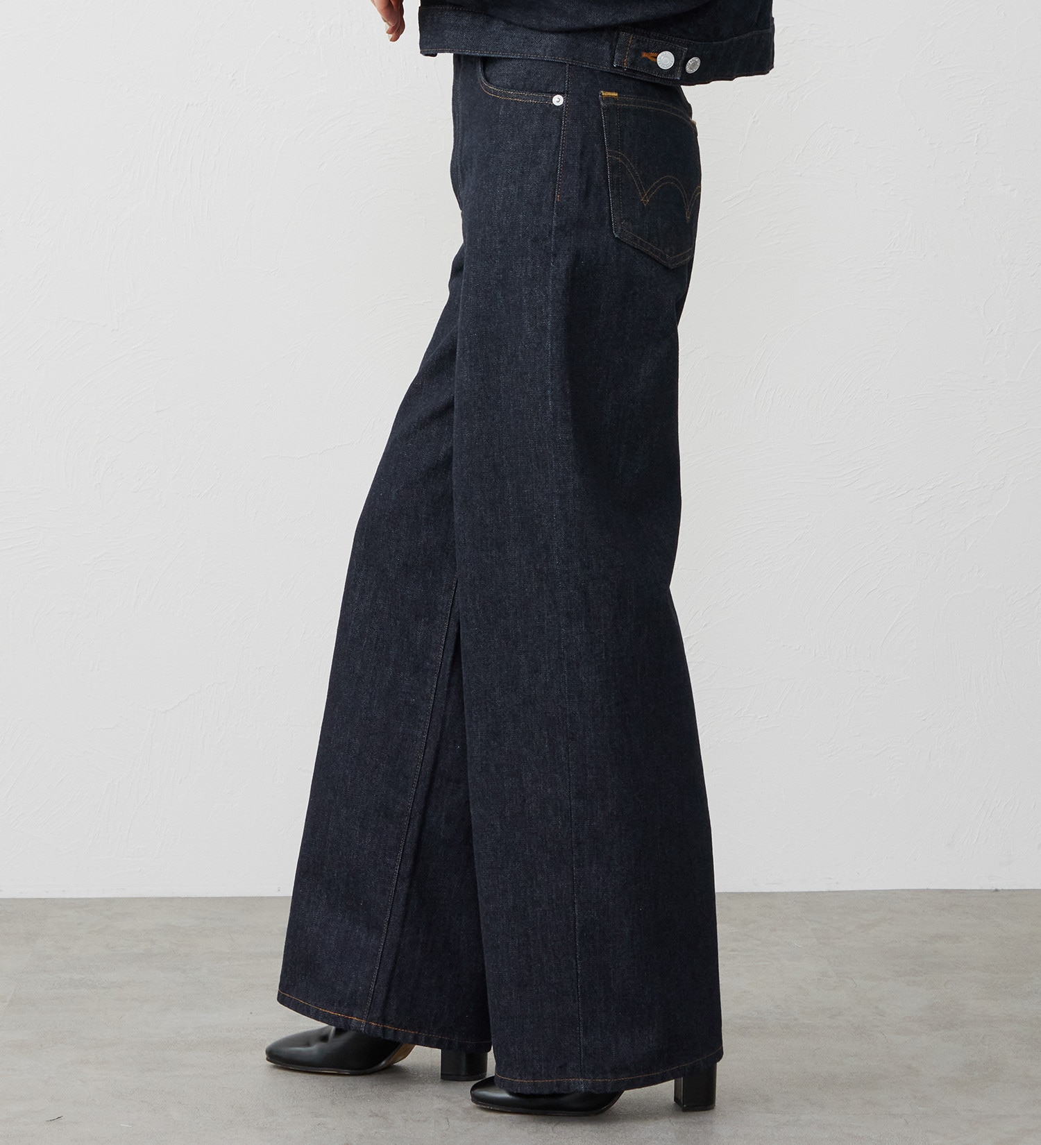 EDWIN(エドウイン)の【試着対象】503 ワイド デニムパンツ ジーンズ|パンツ/デニム / ジーンズパンツ/レディース|インディゴブルー