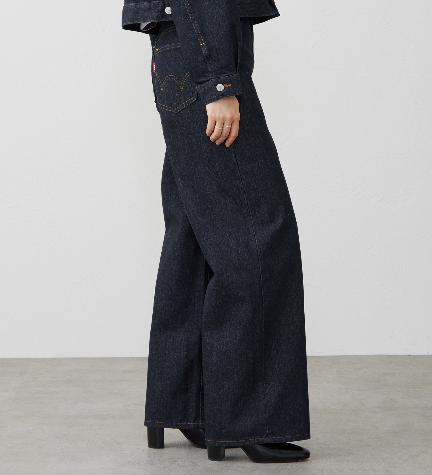 EDWIN(エドウイン)の【試着対象】503 ワイド デニムパンツ ジーンズ|パンツ/デニム / ジーンズパンツ/レディース|インディゴブルー
