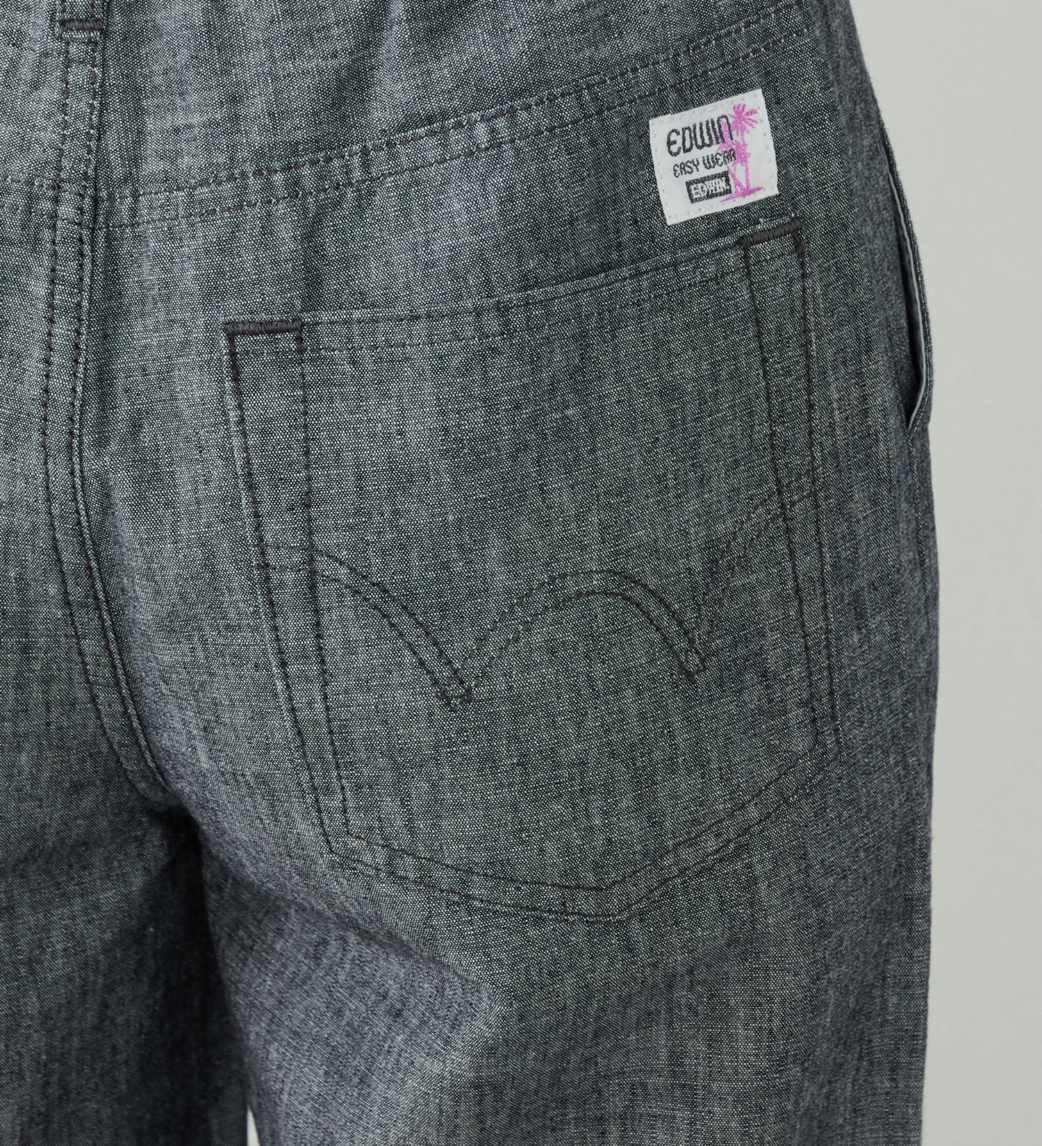 EDWIN(エドウイン)のEDWIN LADIES【大きいサイズ】デニム イージーワイドパンツ|パンツ/デニム / ジーンズパンツ/レディース|インディゴブルー