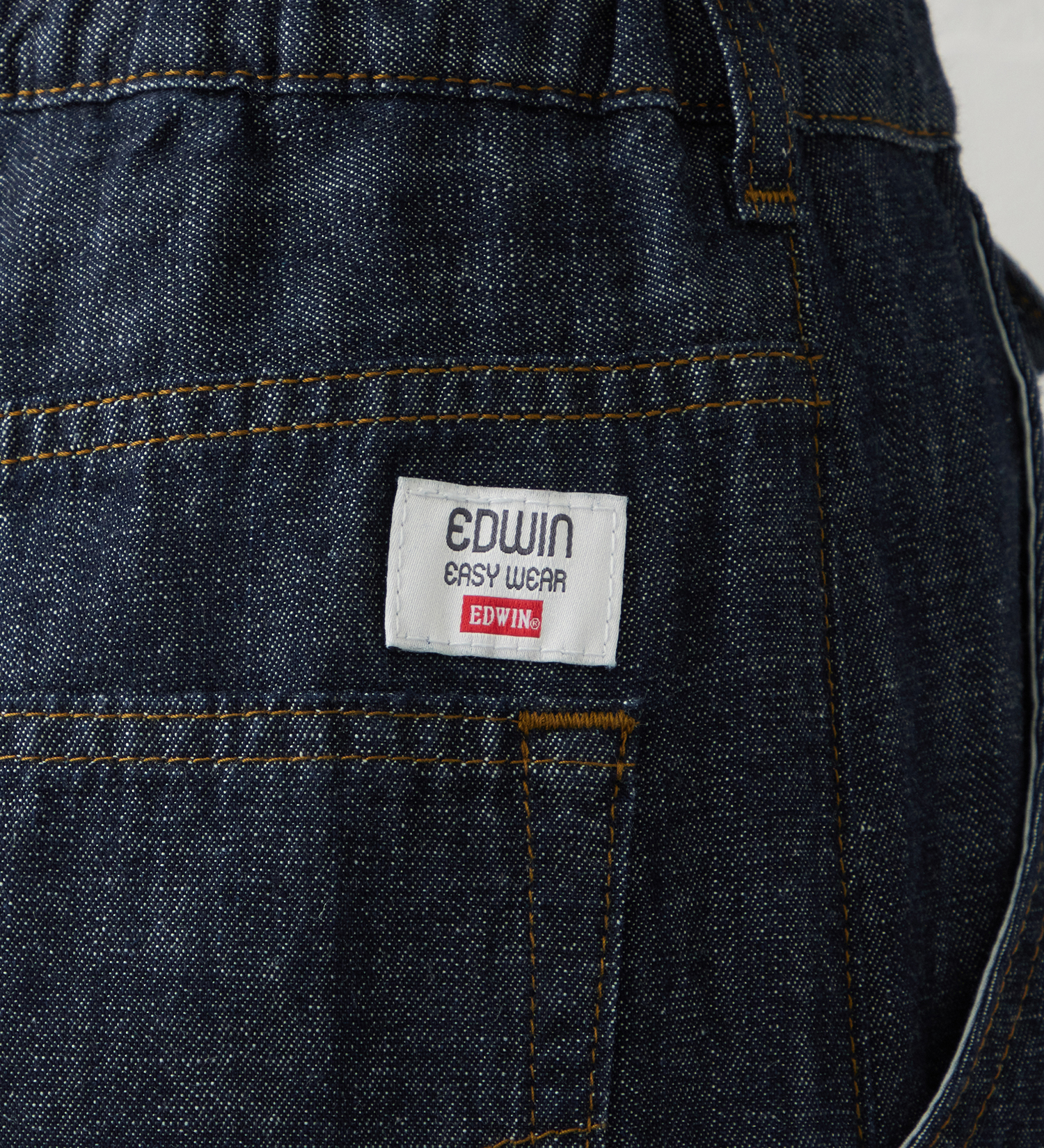 EDWIN(エドウイン)のEDWIN LADIES リネンブレンド イージーワイドデニムパンツ|パンツ/デニム / ジーンズパンツ/レディース|インディゴブルー