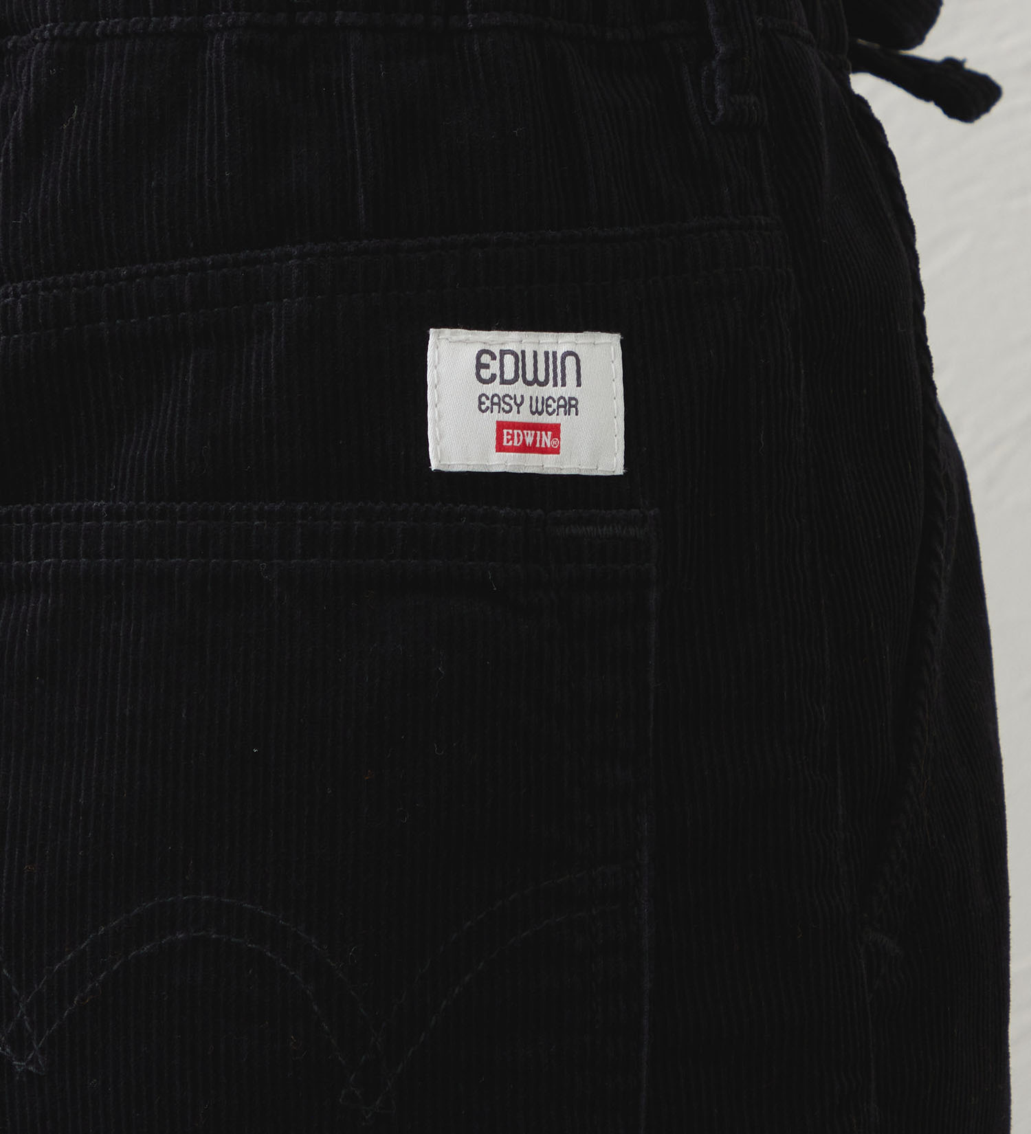 EDWIN(エドウイン)のEDWIN LADIES ノンストレッチ コーデュロイ イージーワイドパンツ|パンツ/パンツ/レディース|ブラック