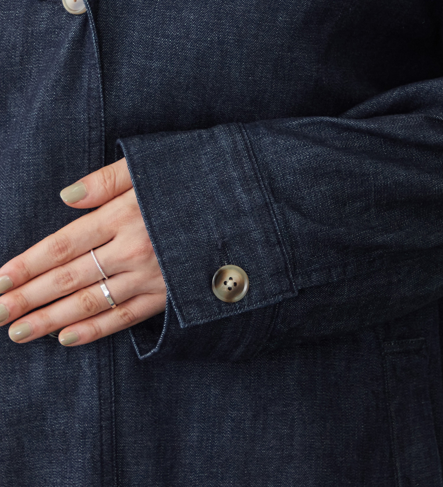 EDWIN(エドウイン)の【試着対象】デニムシャツコート|ジャケット/アウター/コート/レディース|インディゴブルー