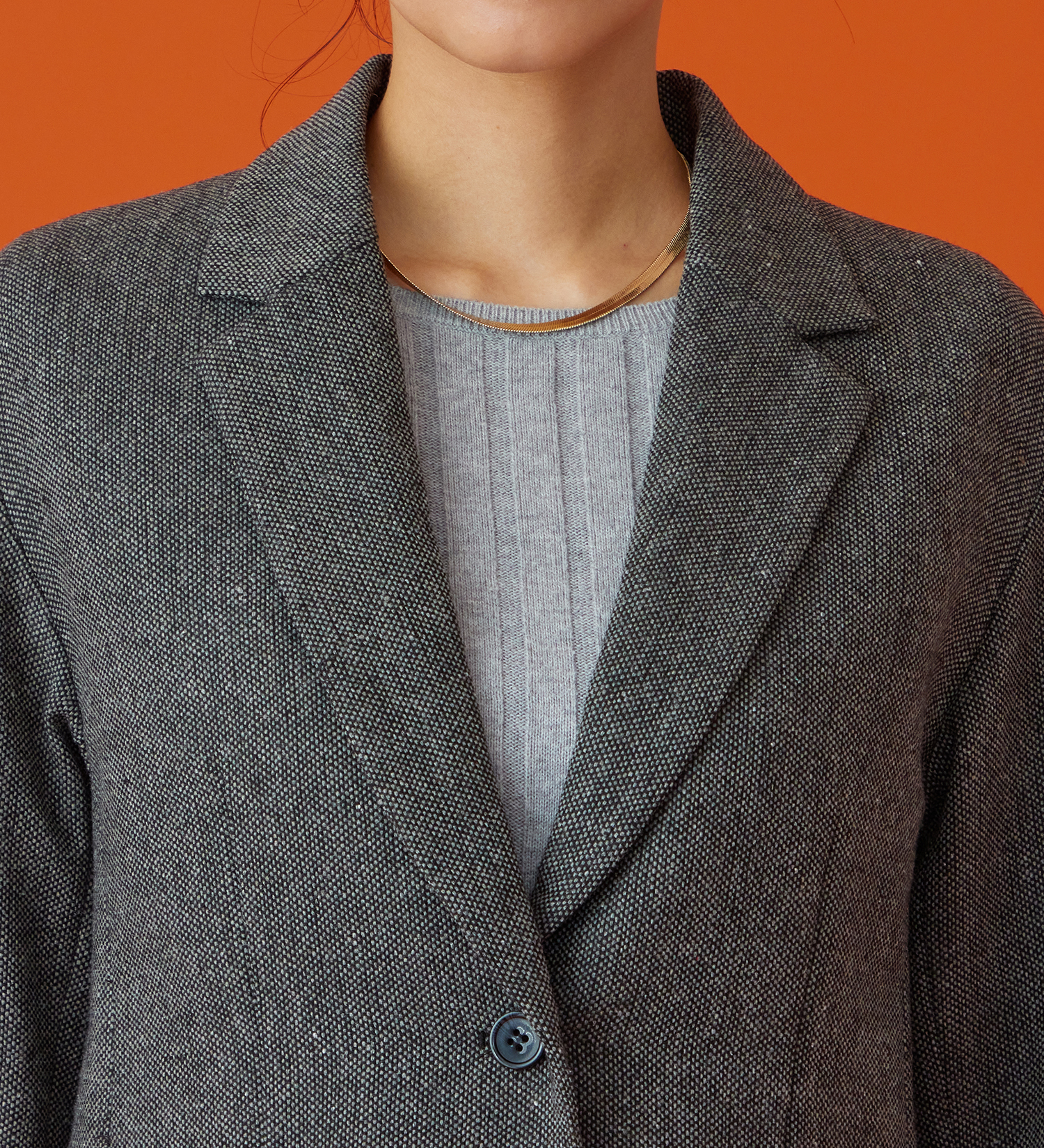 EDWIN(エドウイン)のEDWIN LADIES テイラードジャケット|ジャケット/アウター/テーラードジャケット/レディース|グレー系その他