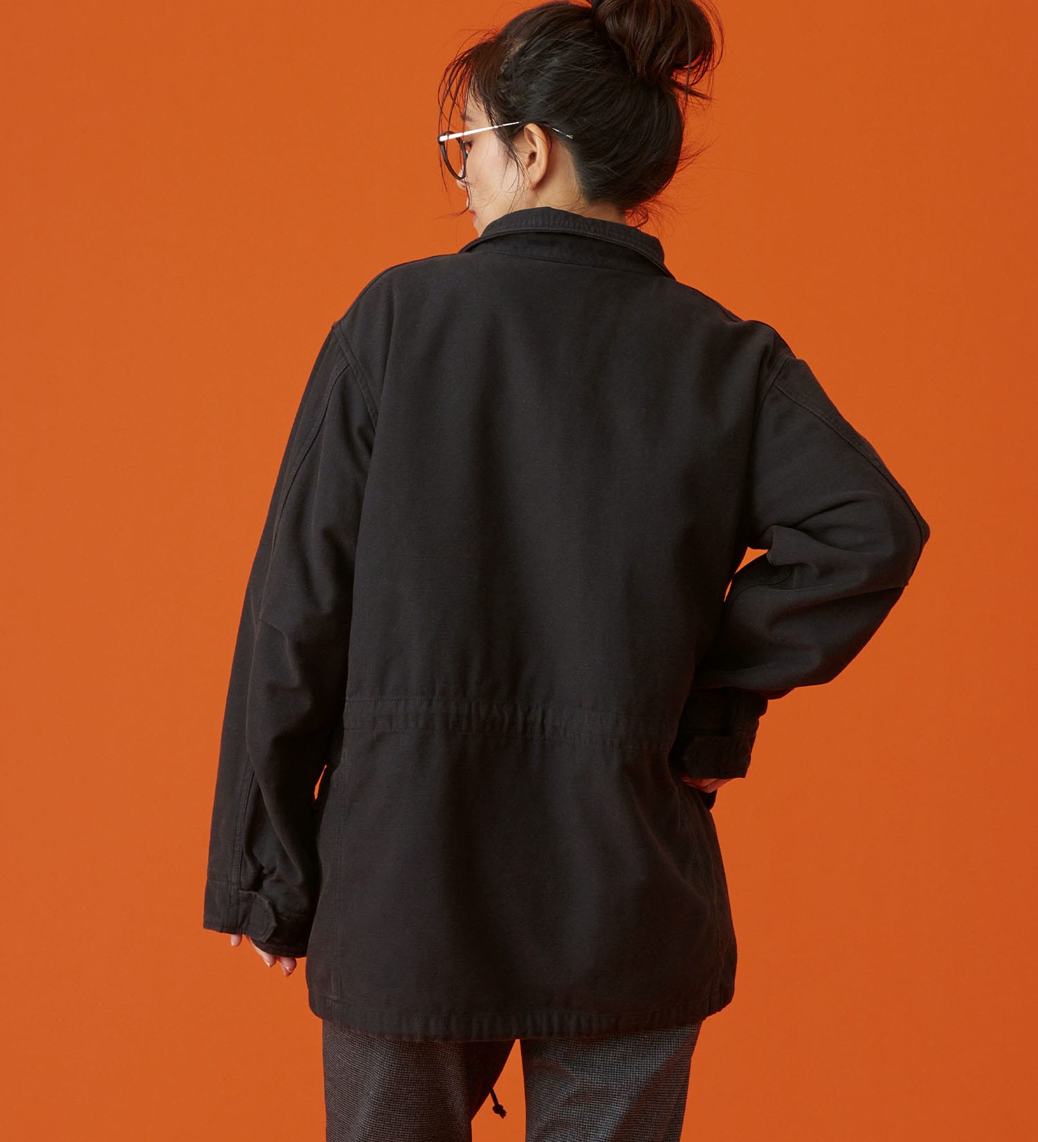EDWIN(エドウイン)のEDWIN LADIES M-65 フィールドジャケット|ジャケット/アウター/ミリタリージャケット/レディース|ブラック