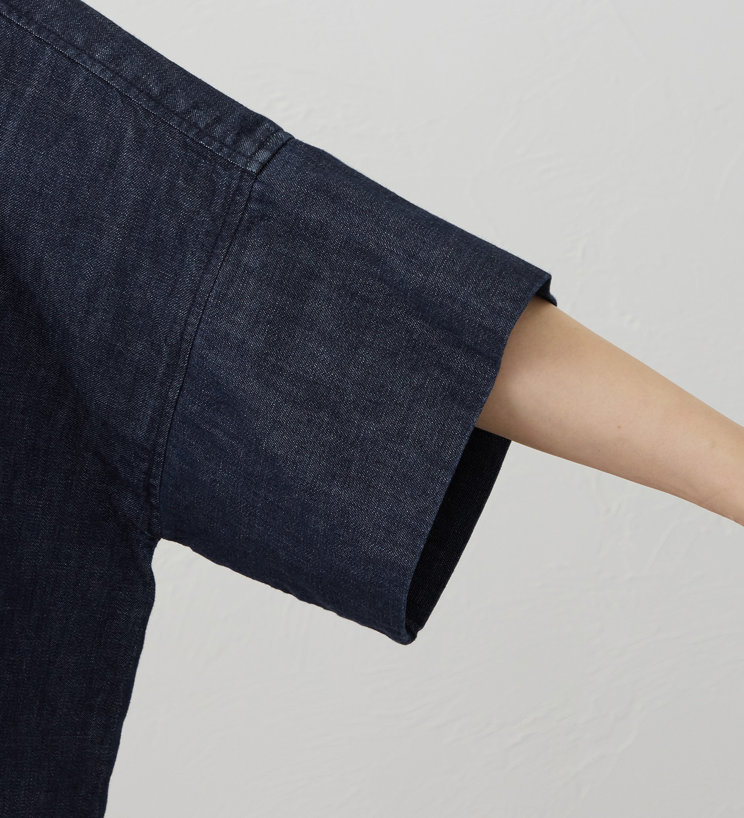 EDWIN(エドウイン)のEDWIN LADIES ルーズシルエット 半袖シャツ|トップス/シャツ/ブラウス/レディース|濃色ブルー