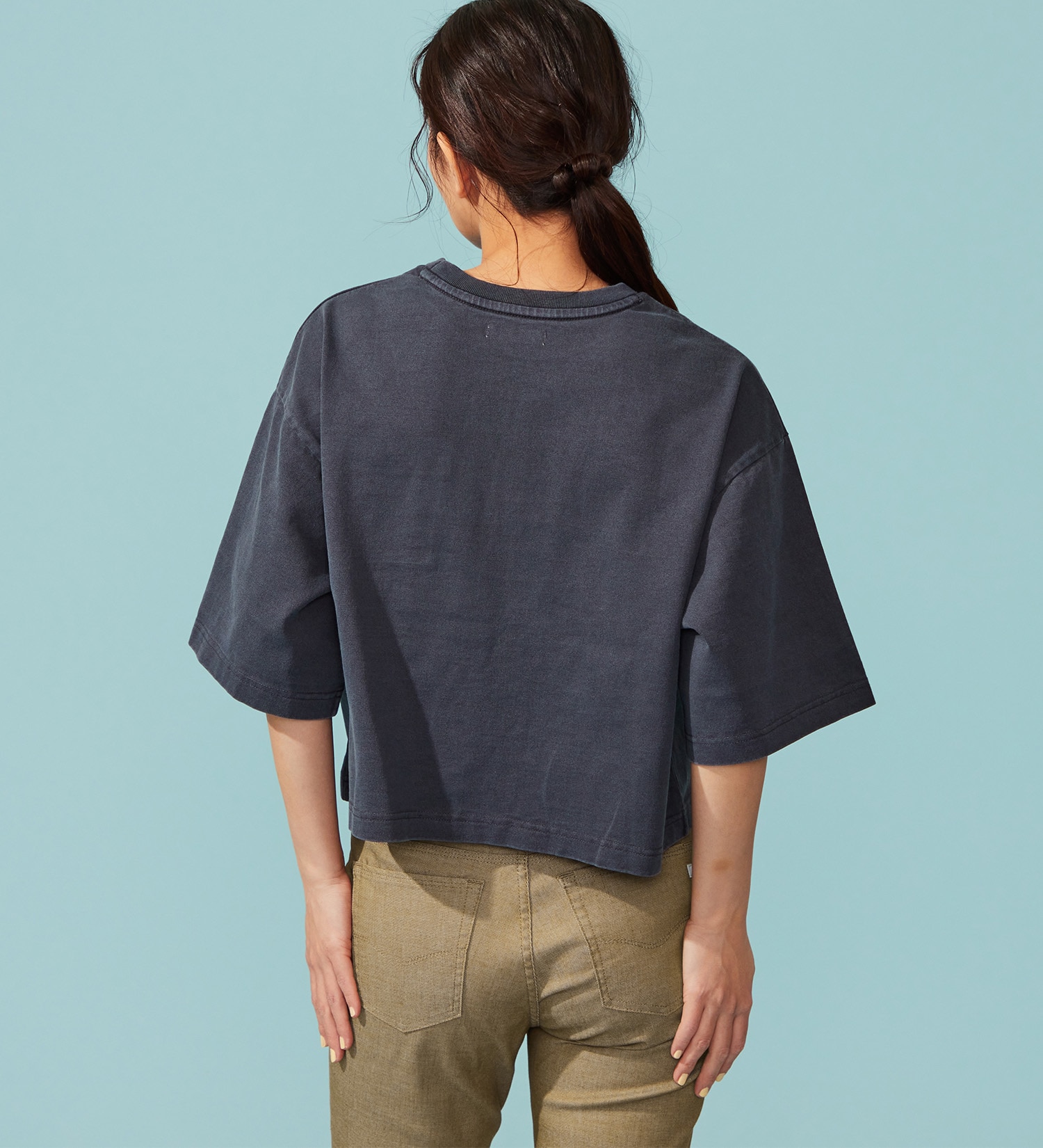 EDWIN(エドウイン)のEDWIN LADIES ロゴポケットTシャツ 半袖|トップス/Tシャツ/カットソー/レディース|ネイビー