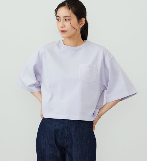 EDWIN(エドウイン)のEDWIN LADIES ロゴポケットTシャツ 半袖|トップス/Tシャツ/カットソー/レディース|ライトパープル