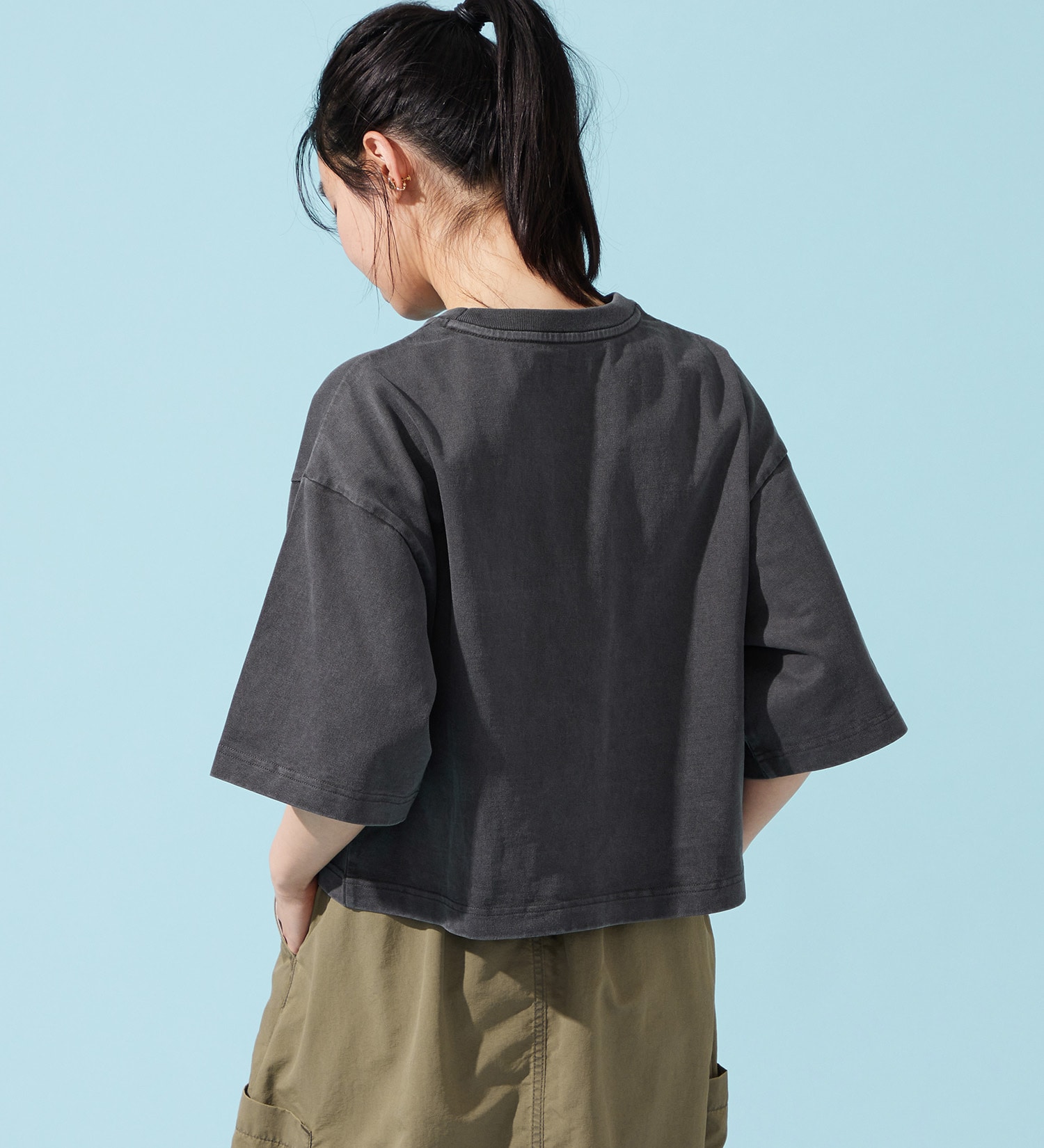 EDWIN(エドウイン)のEDWIN LADIES ロゴポケットTシャツ 半袖|トップス/Tシャツ/カットソー/レディース|ブラック