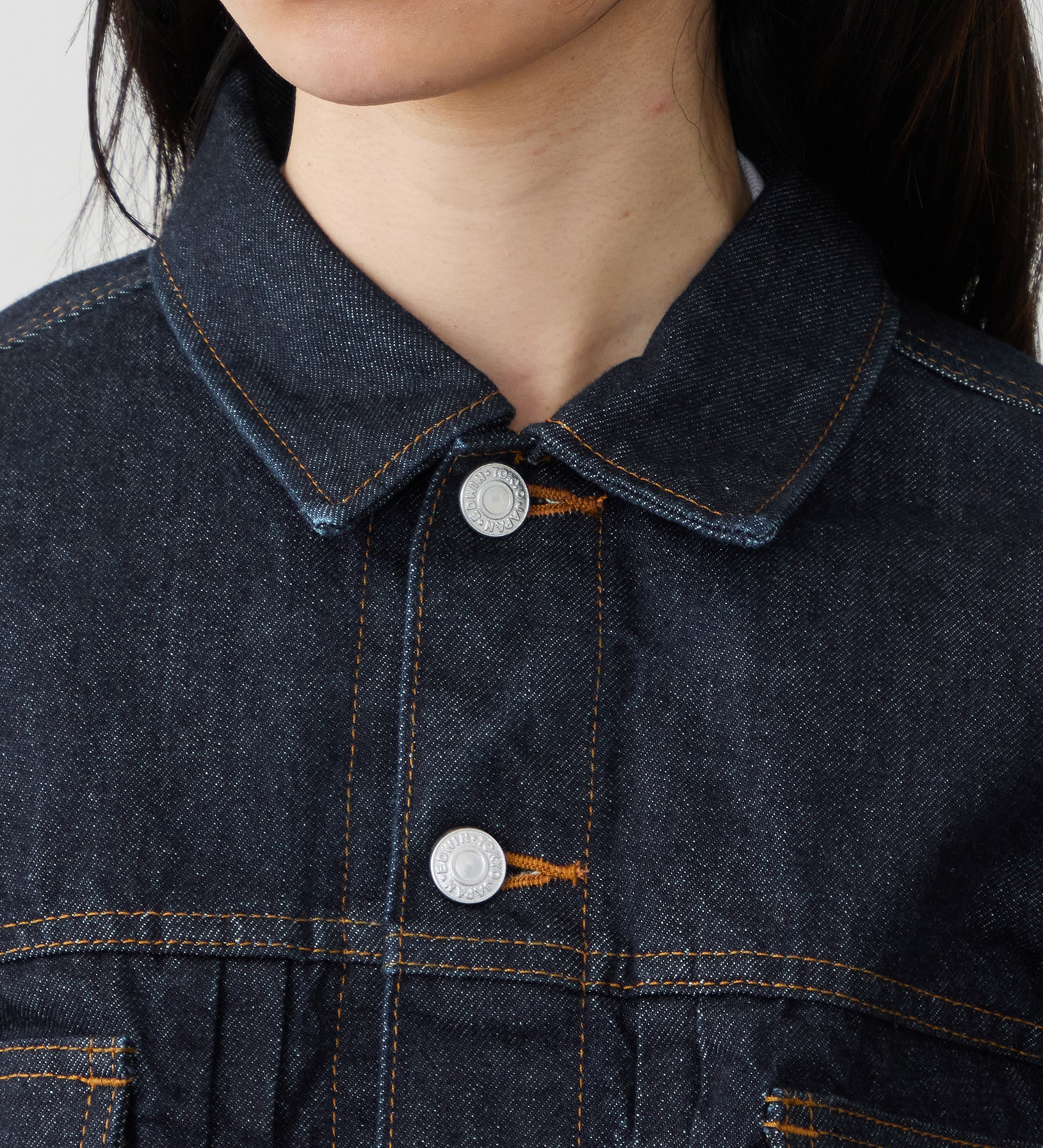 EDWIN(エドウイン)の【試着対象】503 ショートデニムジャケット Gジャン|ジャケット/アウター/デニムジャケット/レディース|インディゴブルー