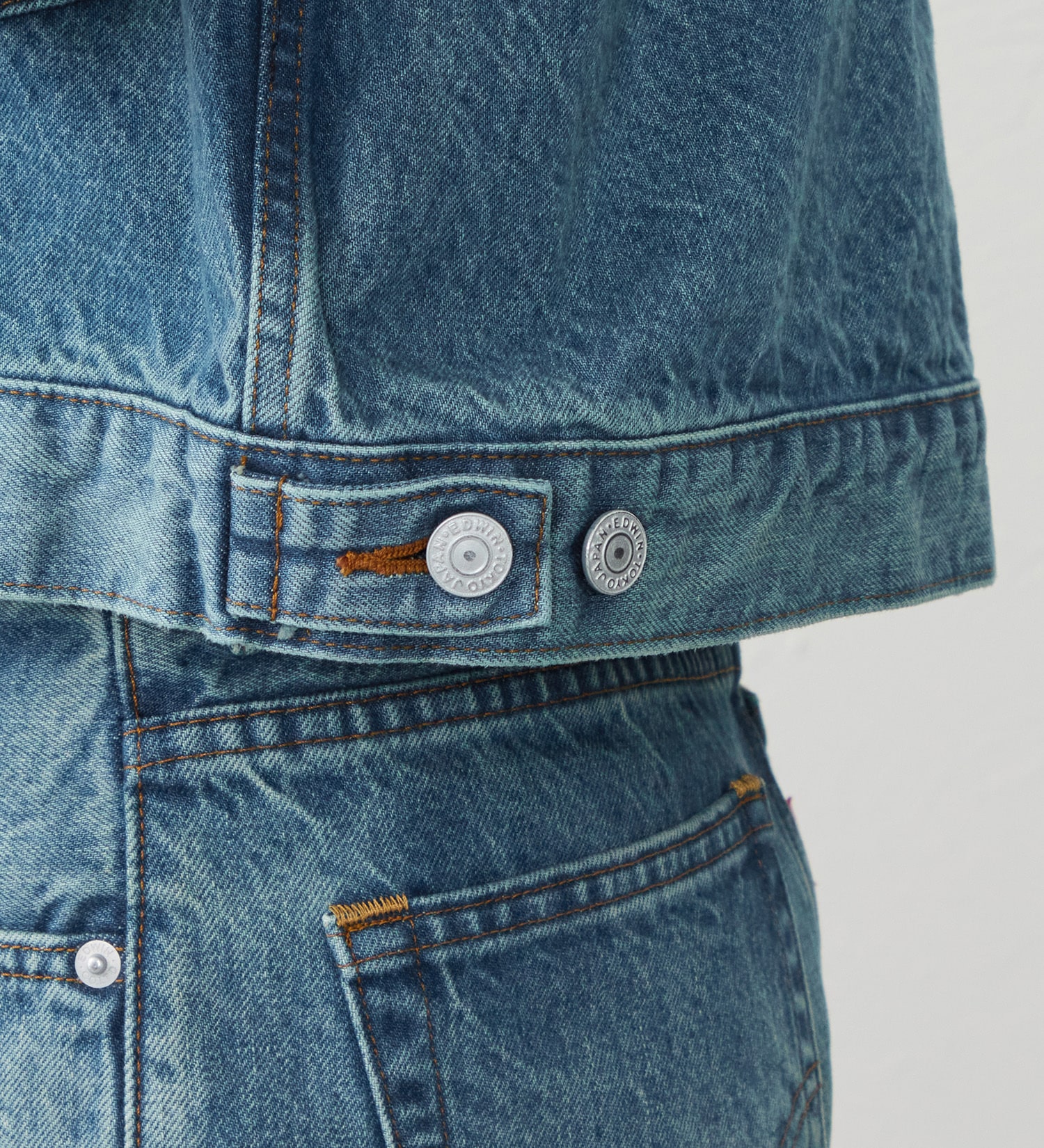 EDWIN(エドウイン)の【試着対象】503 ショートデニムジャケット Gジャン|ジャケット/アウター/デニムジャケット/レディース|淡色ブルー