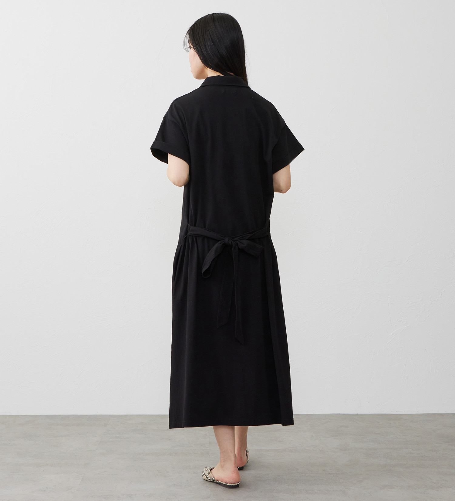 EDWIN(エドウイン)のEDWIN LADIES インディゴ ワンピース 半袖|ワンピース/ワンピース/レディース|ブラック