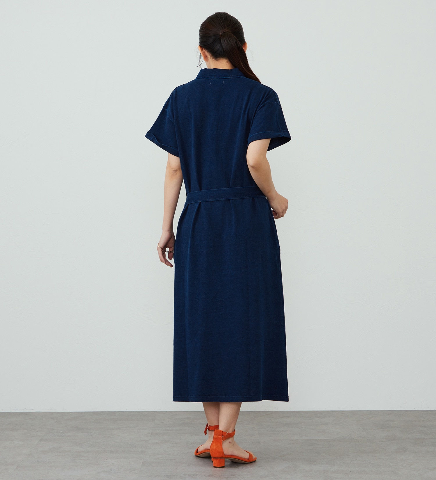 EDWIN(エドウイン)のEDWIN LADIES インディゴ ワンピース 半袖|ワンピース/ワンピース/レディース|中色ブルー