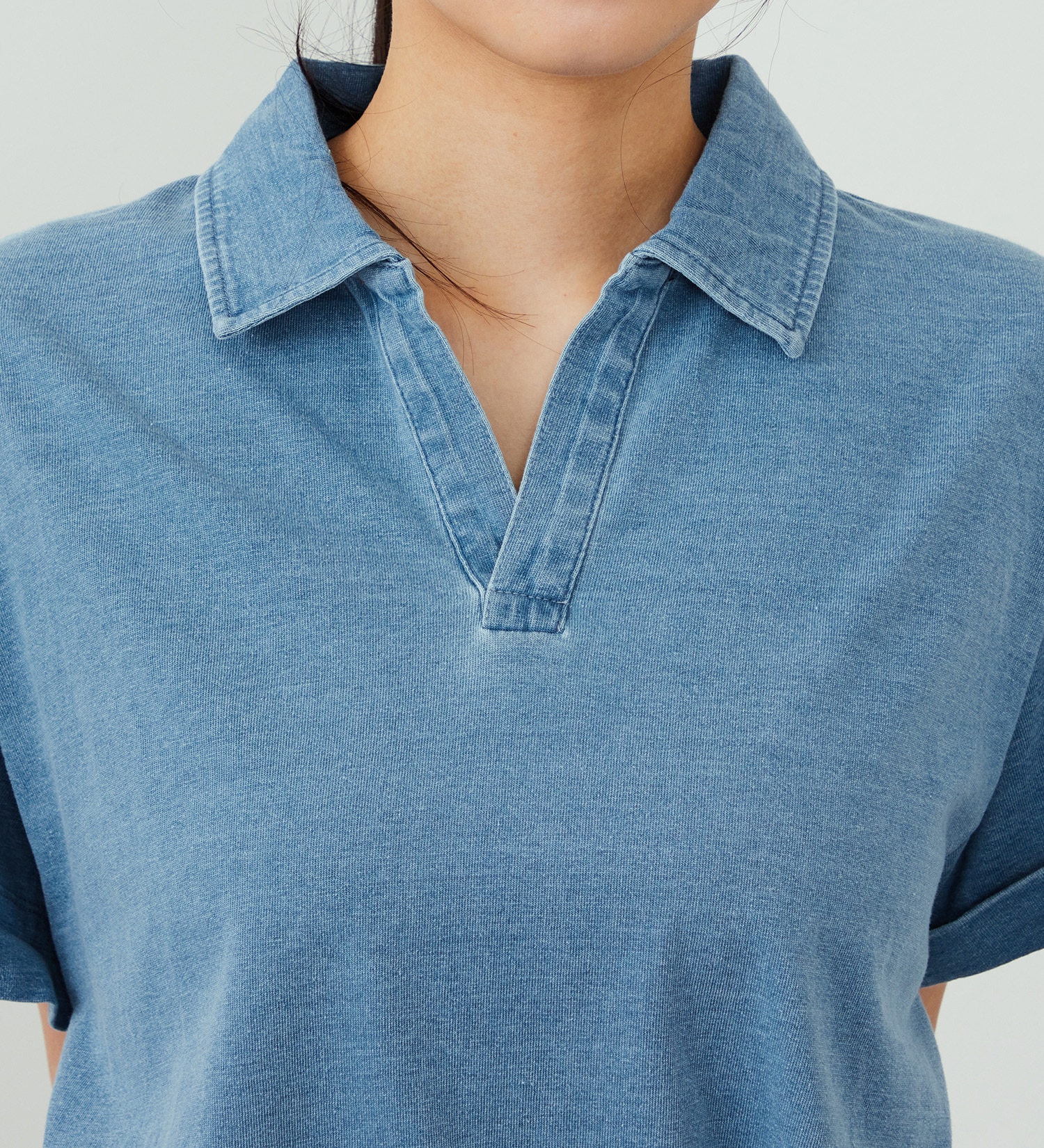 EDWIN(エドウイン)のEDWIN LADIES インディゴ ワンピース 半袖|ワンピース/ワンピース/レディース|淡色ブルー